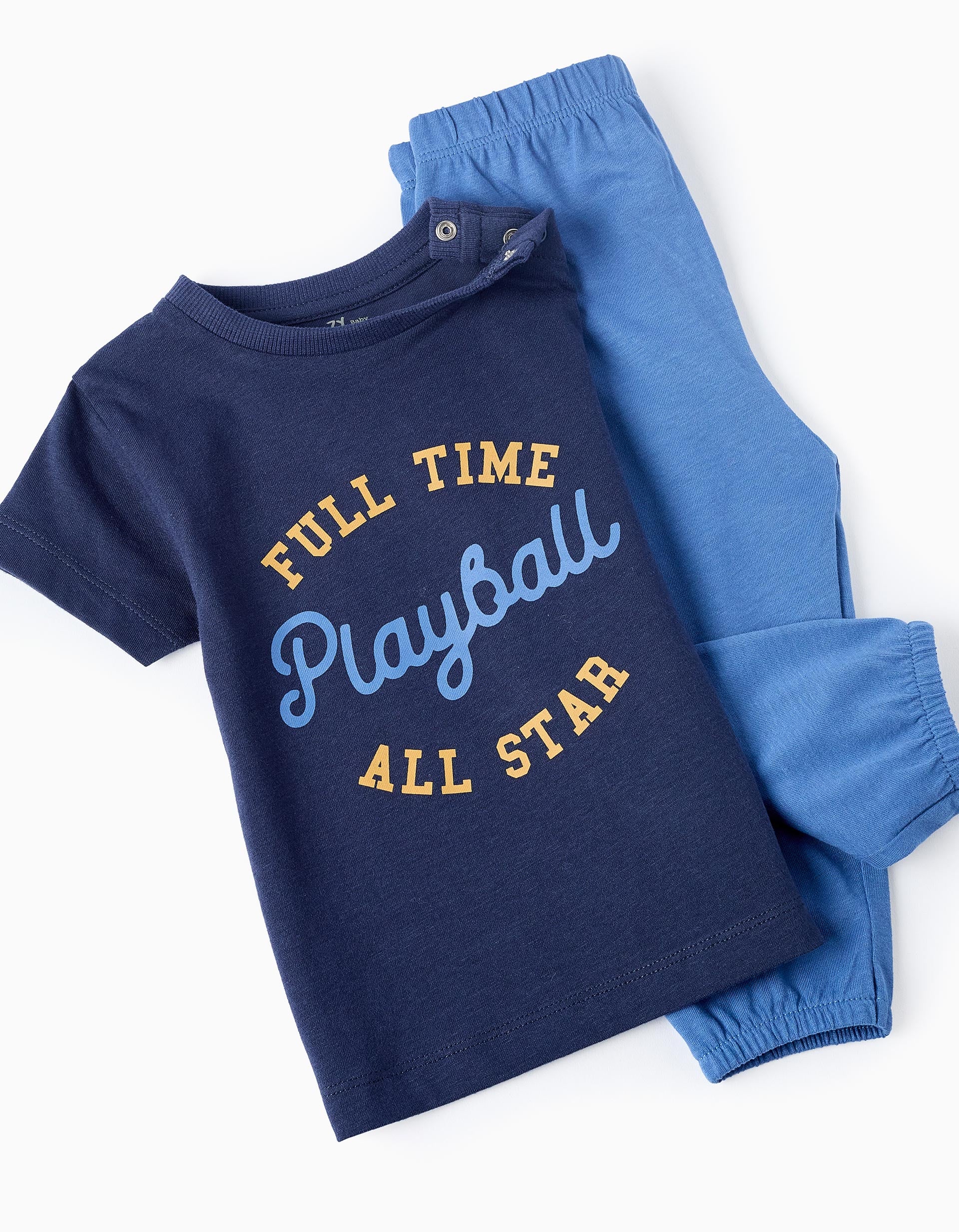 Pijama de Algodão para Bebé Menino 'All Star', Azul