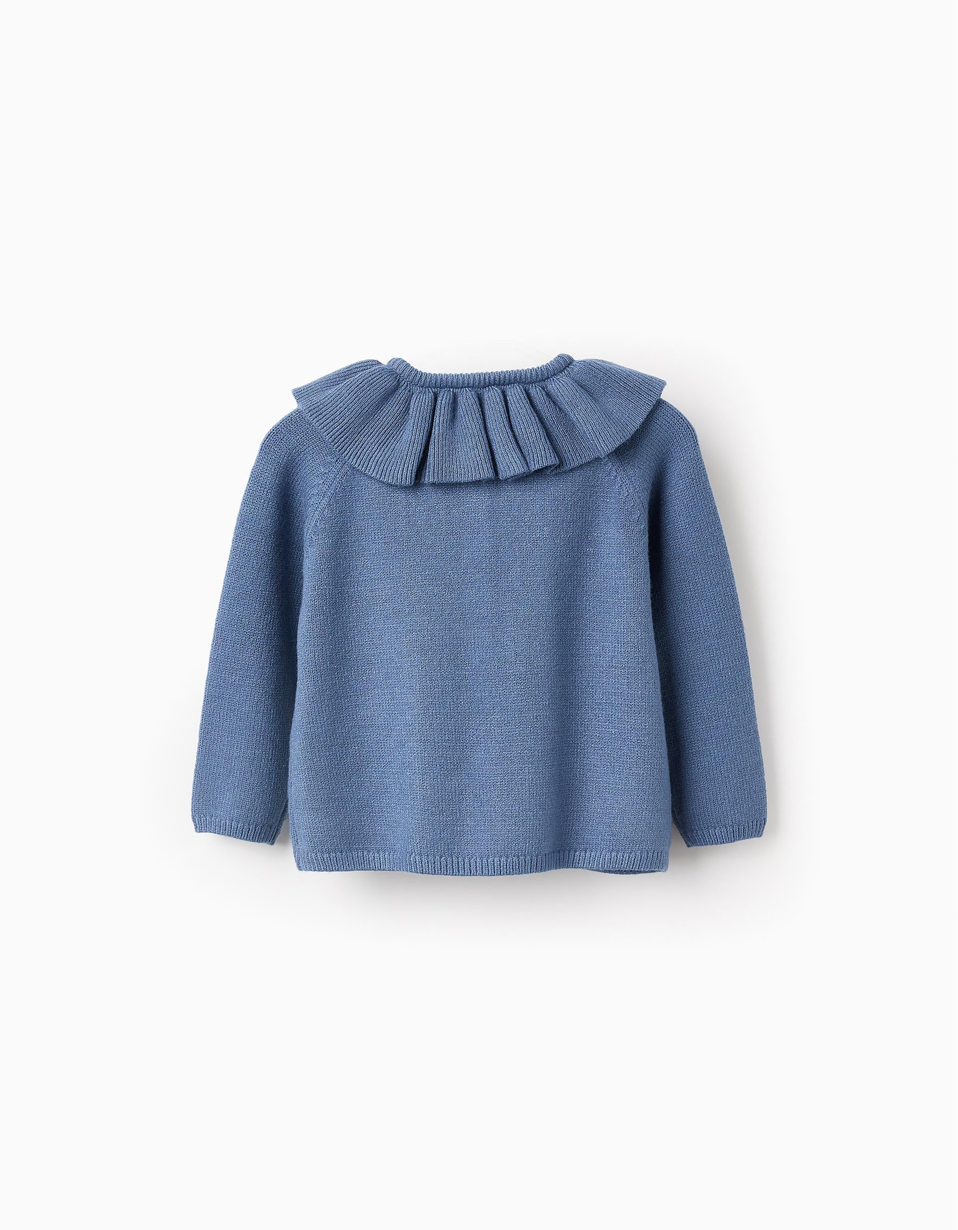 Cardigan with Ruffles for Baby Girls 'B&S', Blue