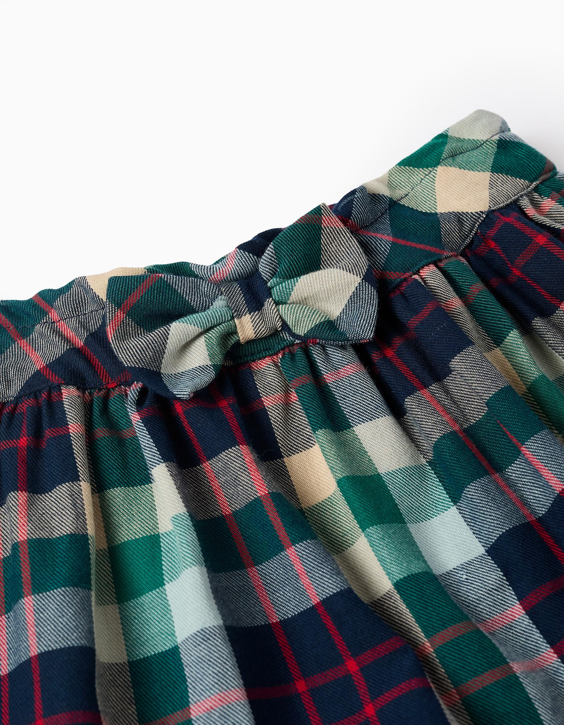 Checked Skort for Baby Girls 'B&S', Green