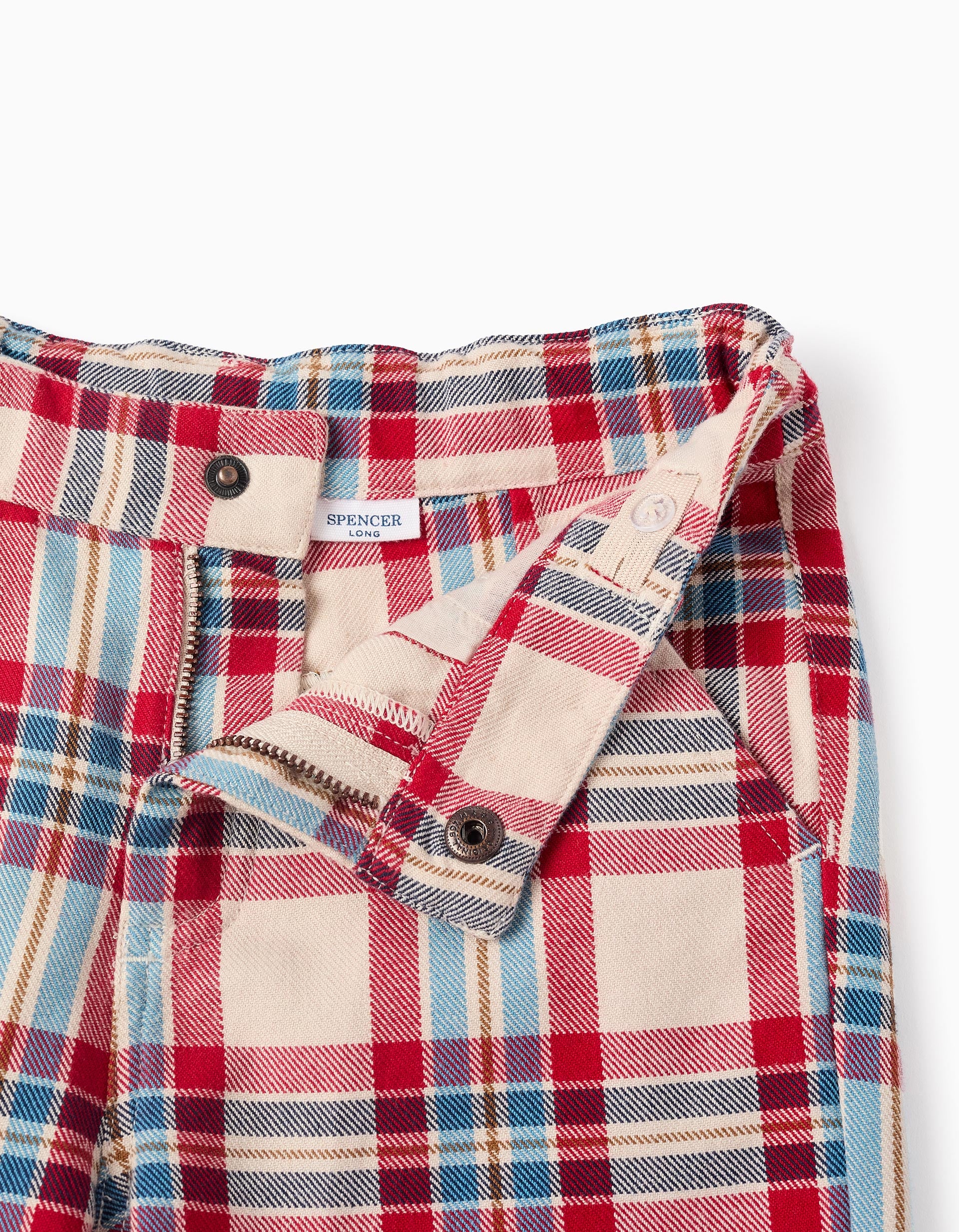 Chino Shorts with Check Pattern for Boys 'You&Me', Multicolour