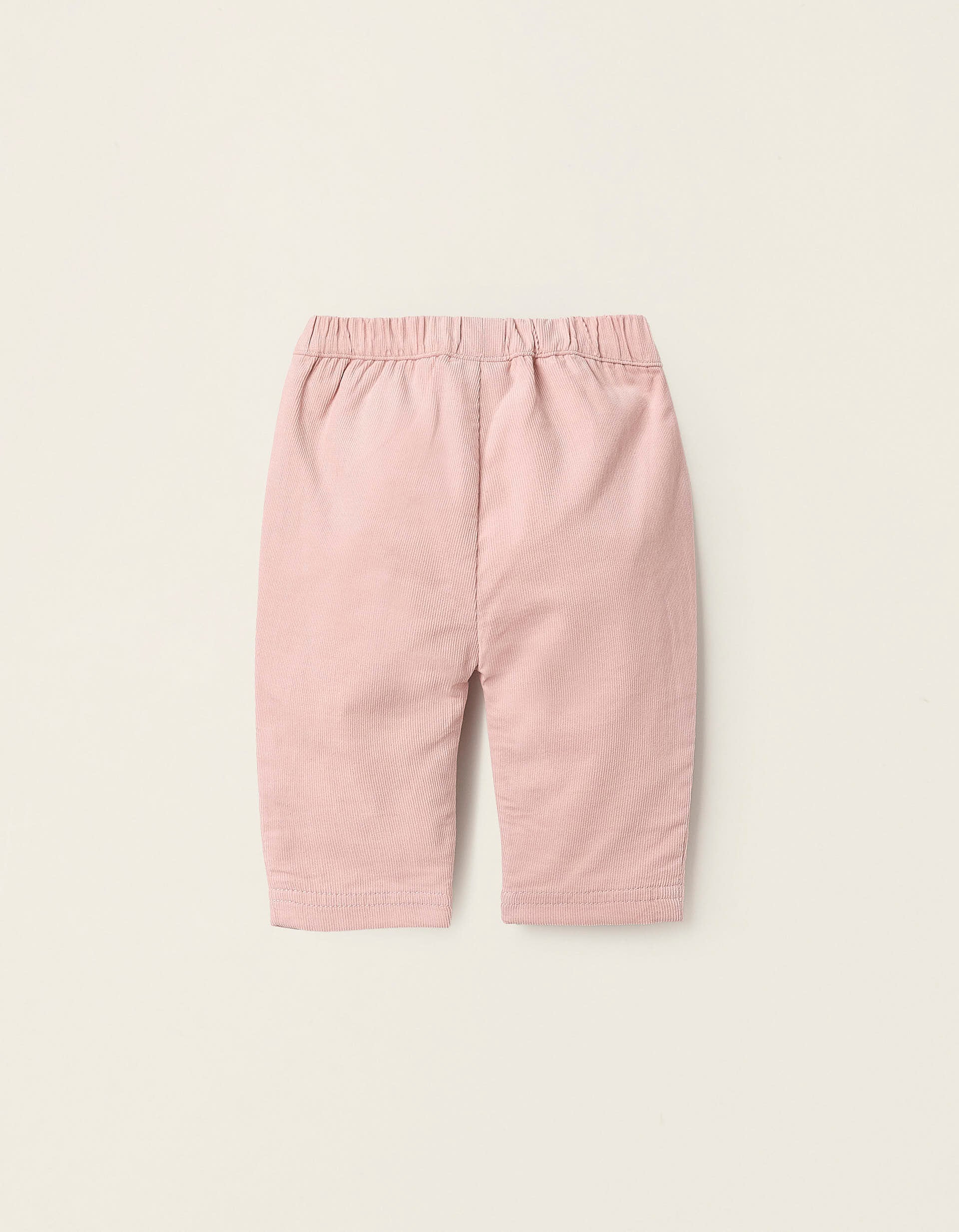 Pantalón de Pana para Recién Nacida, Rosa