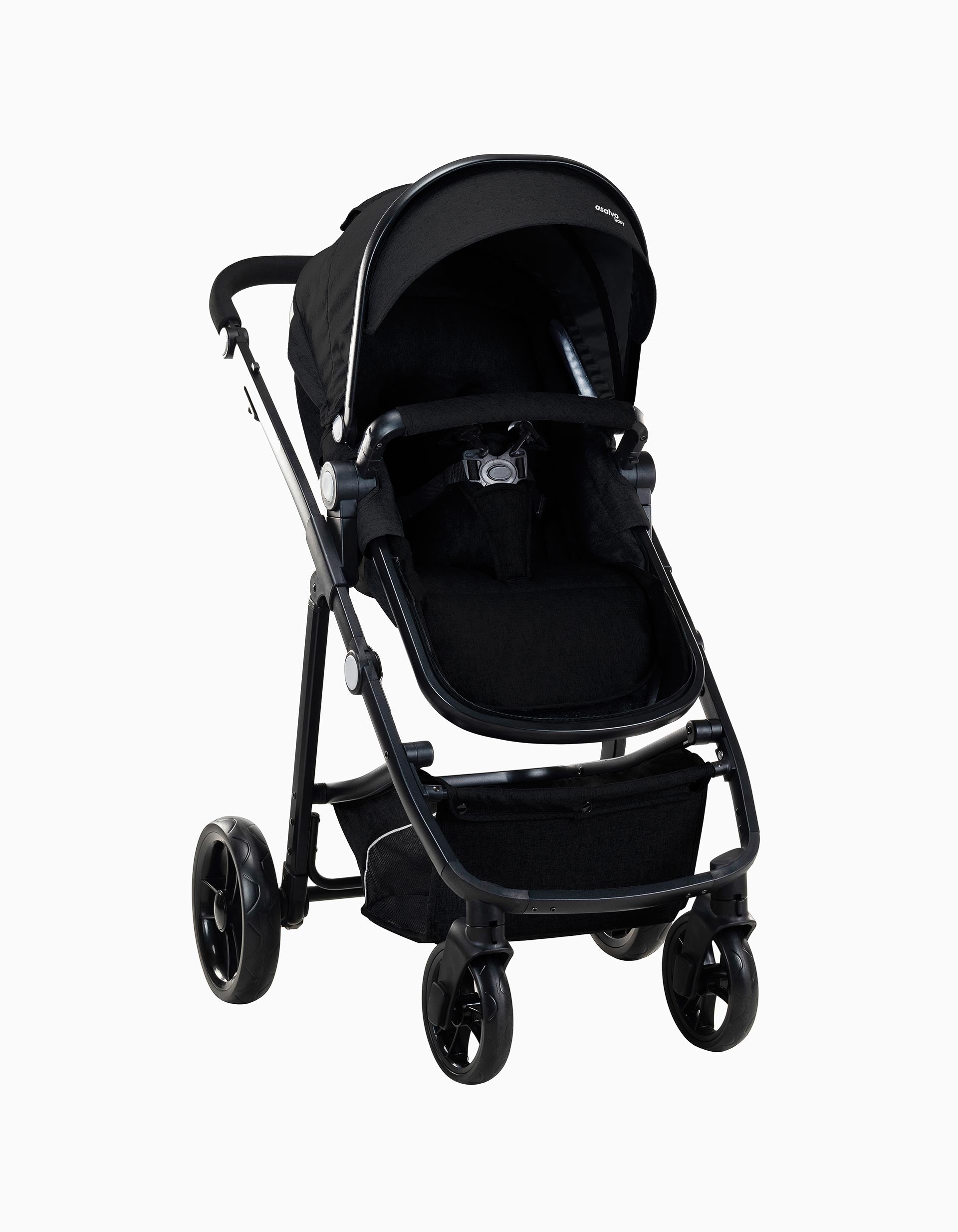 Conjunto de paseo Asalvo Convertible Two+ 2, Negro