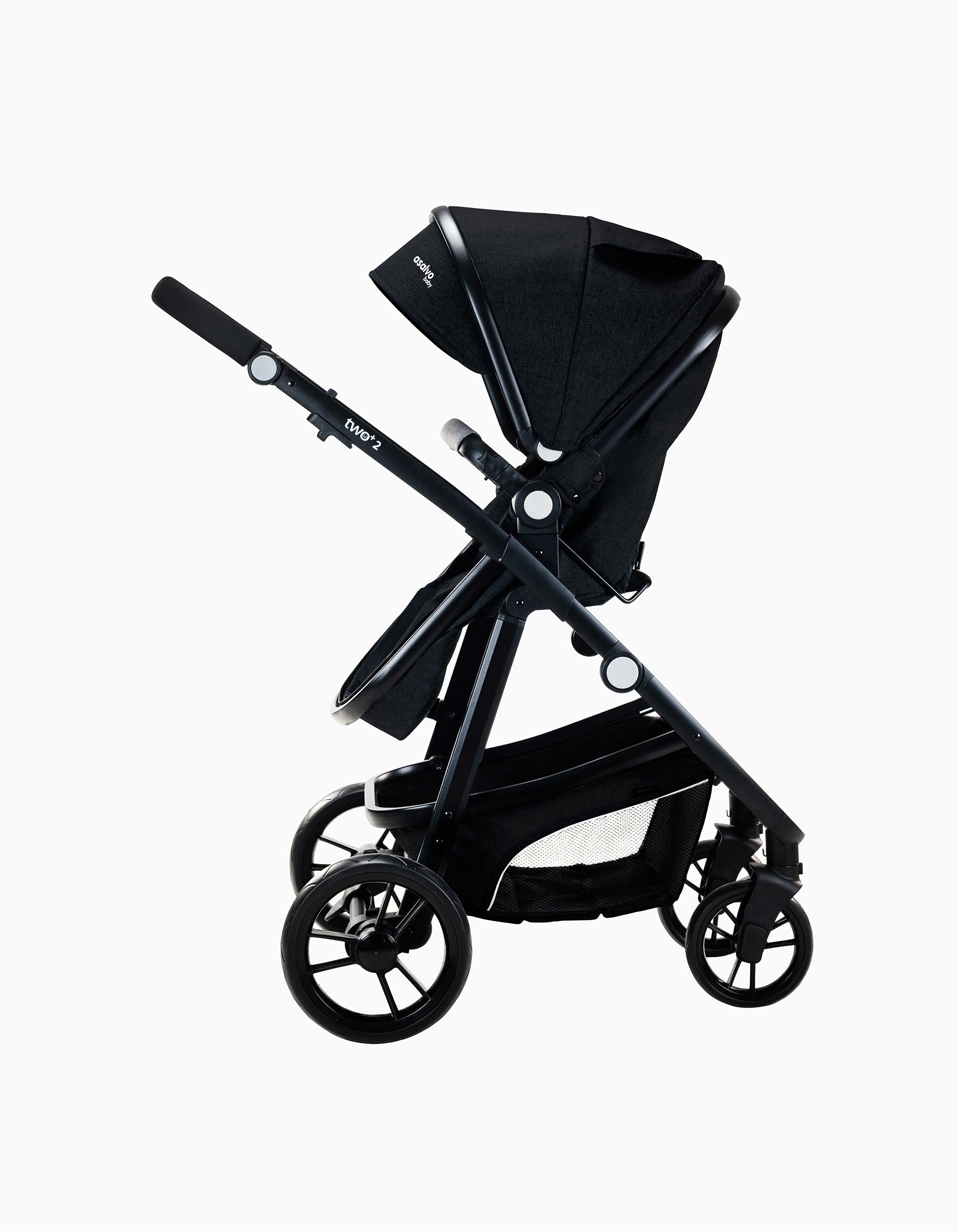 Conjunto de paseo Asalvo Convertible Two+ 2, Negro