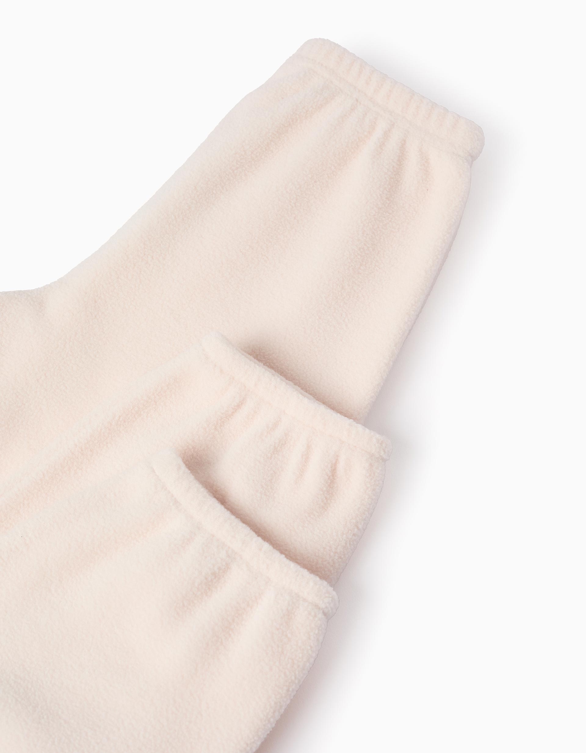 Pijama Polar para Menina 'Coruja', Rosa Claro/Azul