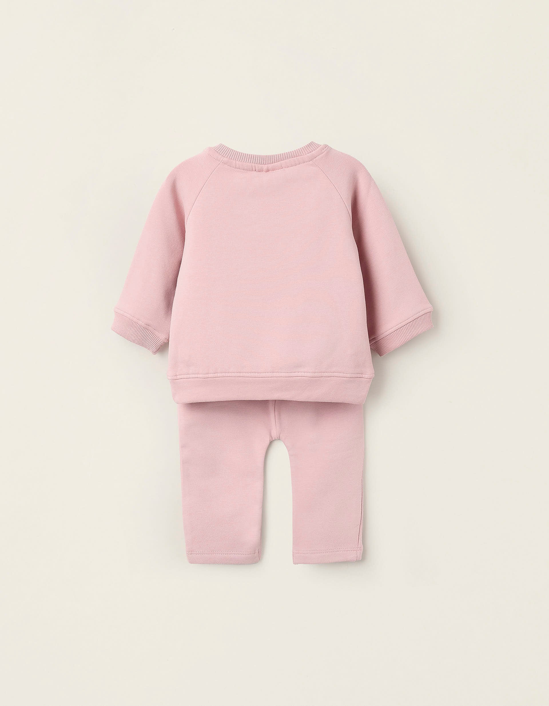 Sweat + Jogpant Gratté pour Nouveau-née 'Winnie The Pooh', Rose