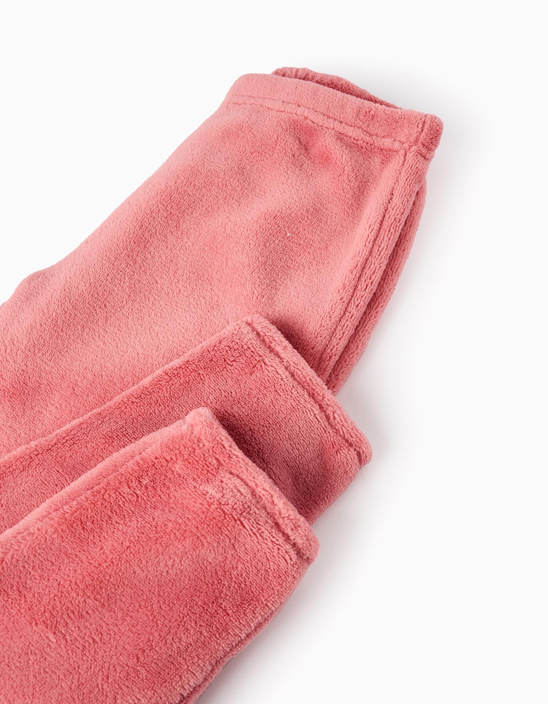 Pijama Felpudo para Menina 'Coruja', Rosa