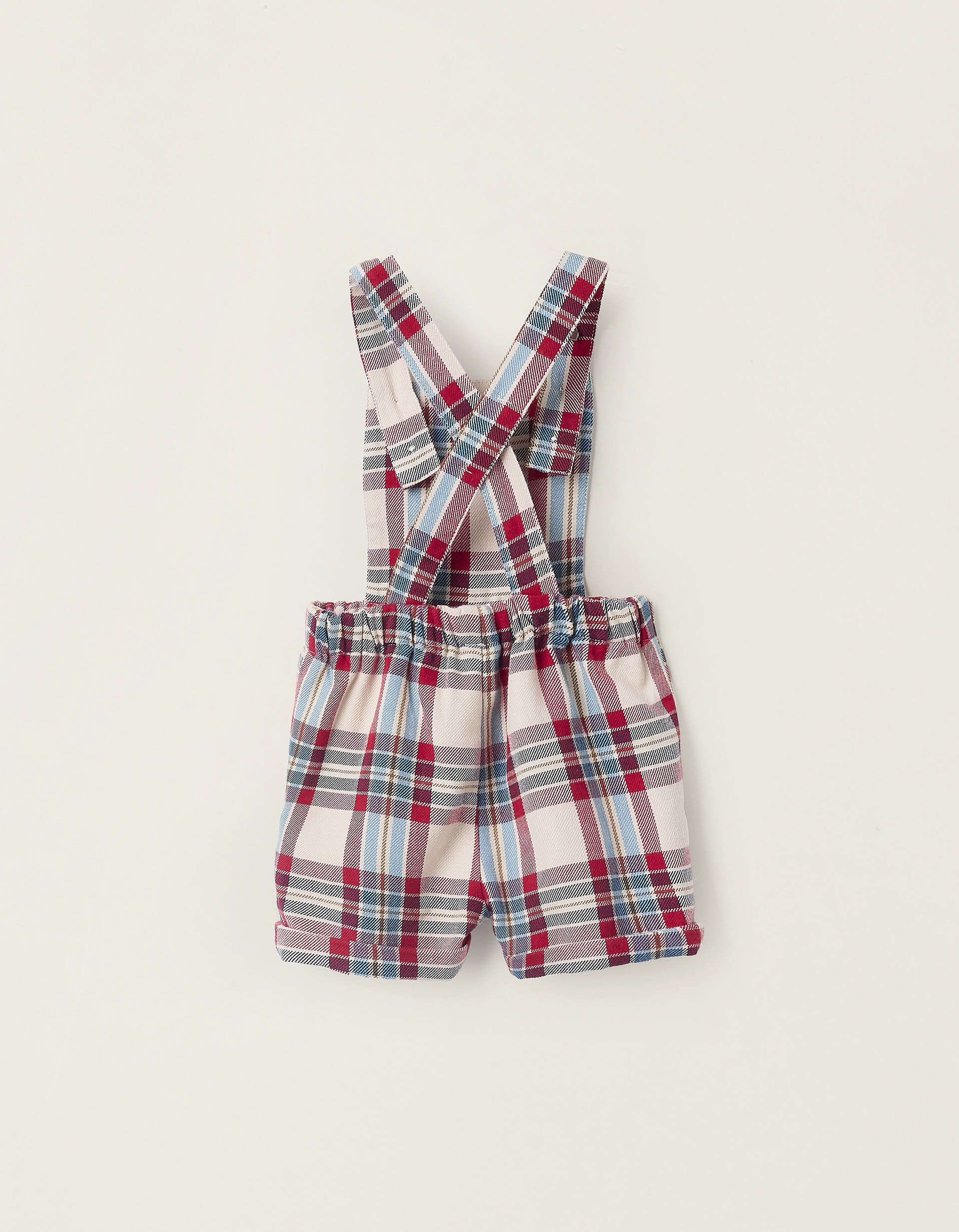 Jumpsuit with Check Pattern for Newborn Boys 'You&Me', Multicolour