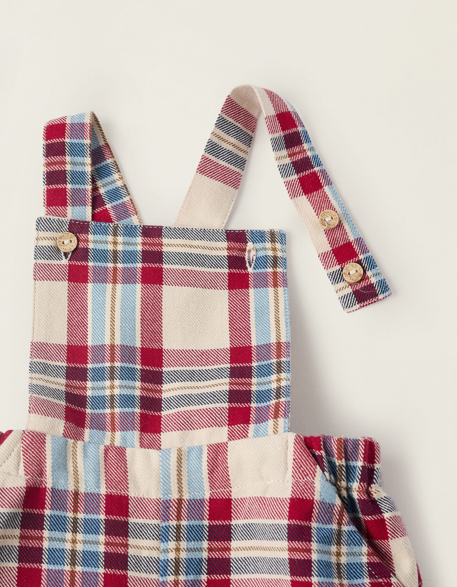 Jumpsuit with Check Pattern for Newborn Boys 'You&Me', Multicolour