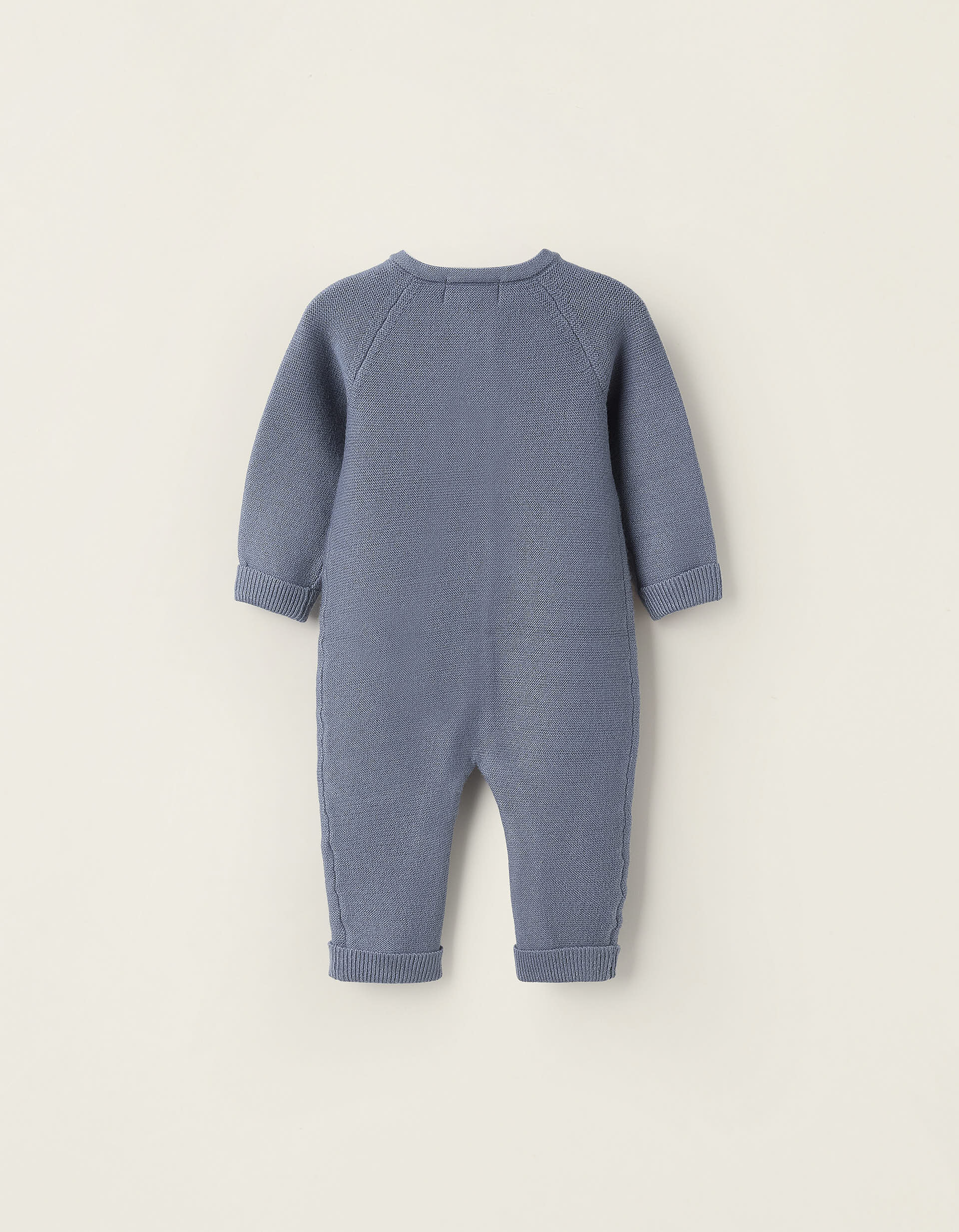 Babygrow de Malha sem Pés para Recém-Nascido, Azul