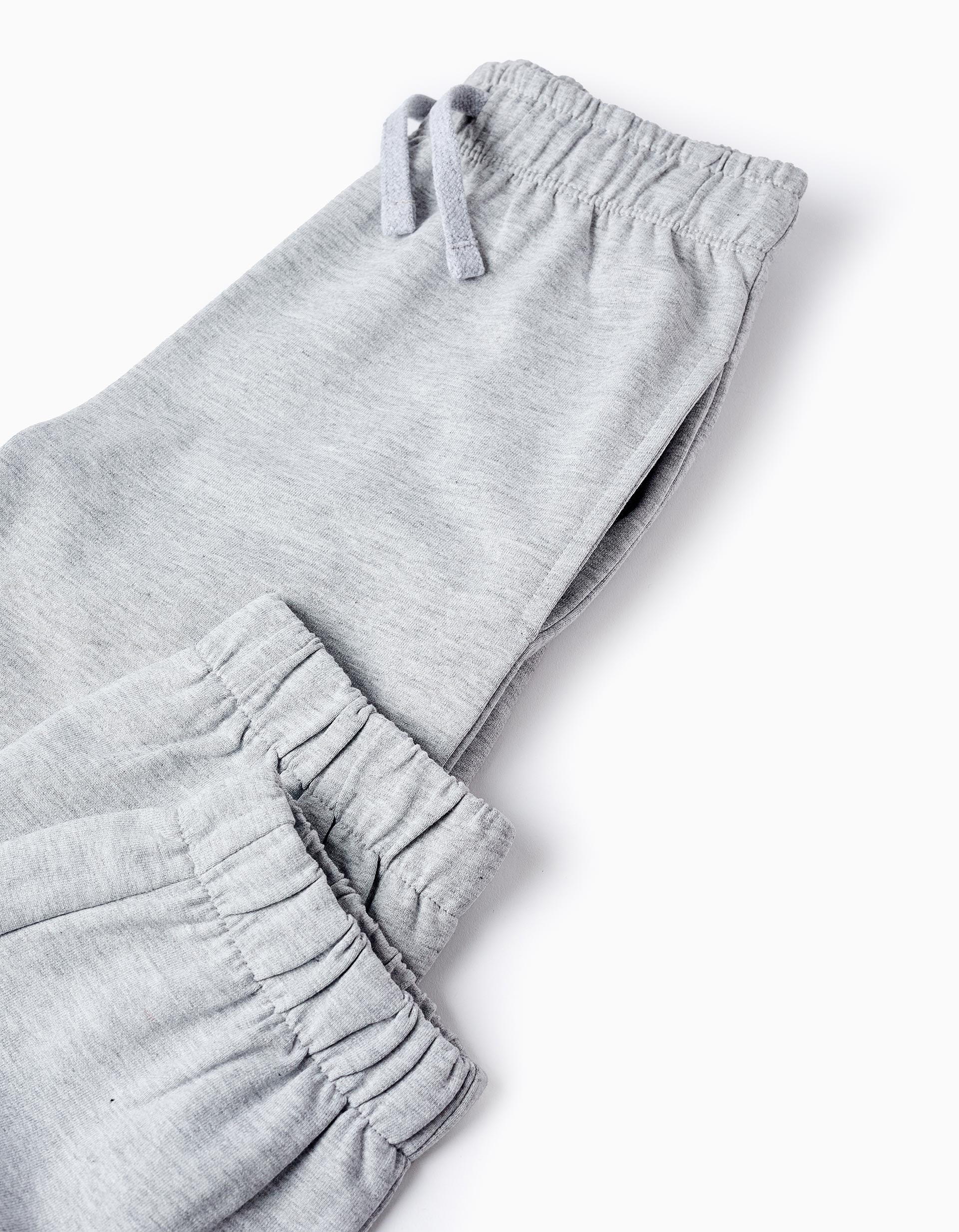 Sweat + Pantalon de Jogging pour Fille 'New York', Rose/Gris