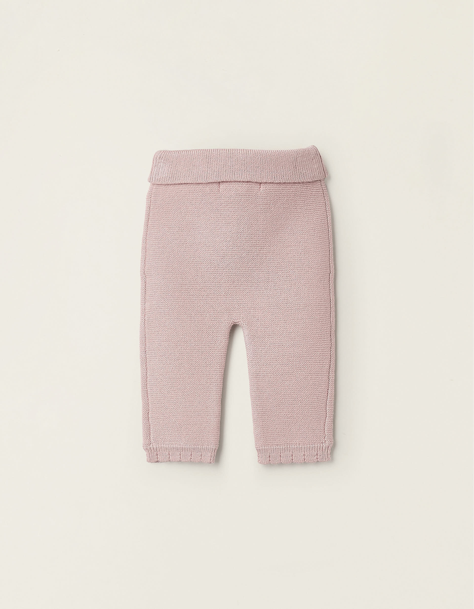 Pantalón de Punto para Recién Nacida, Rosa