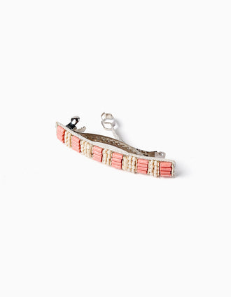 Travessão de Missangas para Bebé e Menina, Bege/Coral