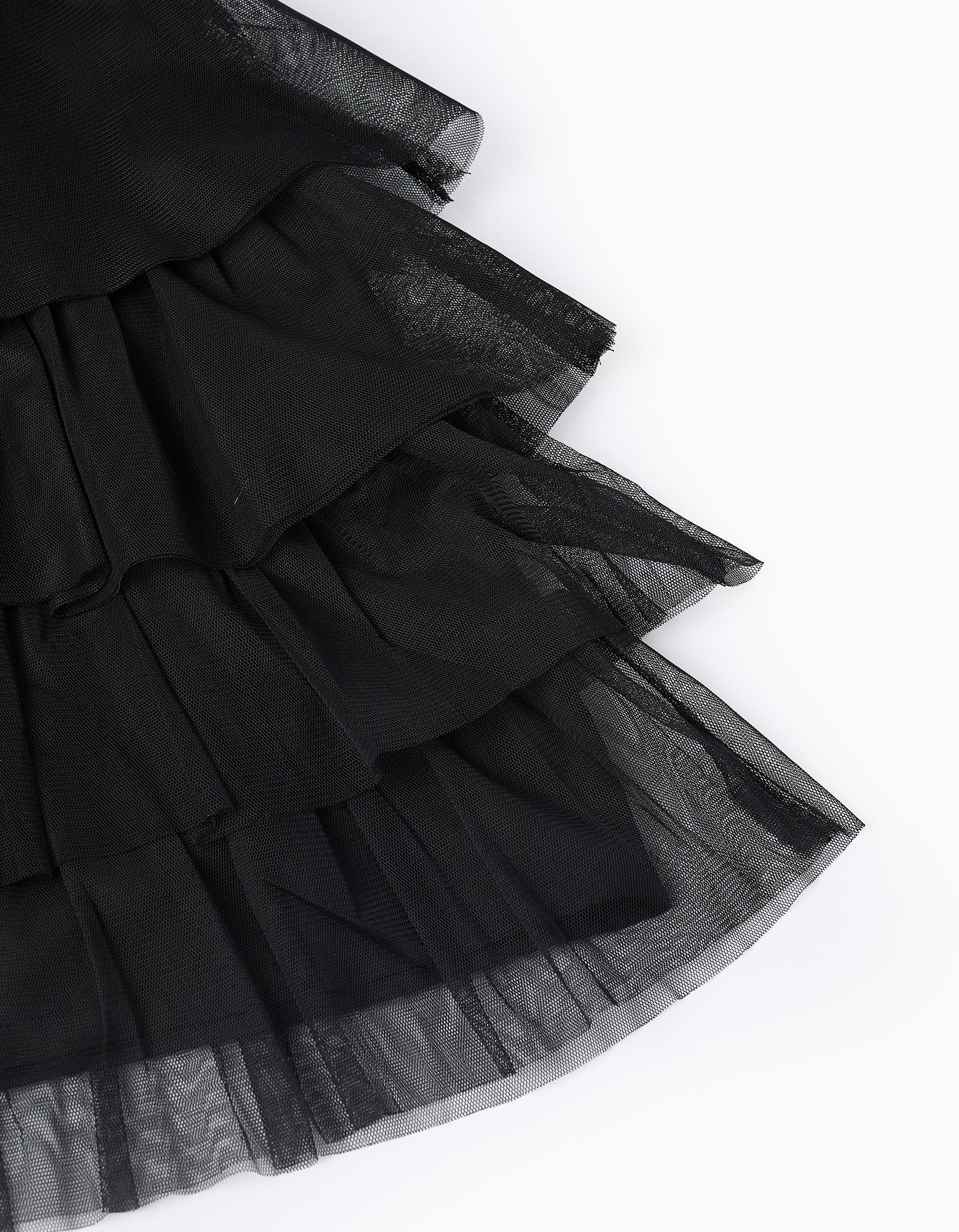 Robe en Tulle pour Fille, Noir