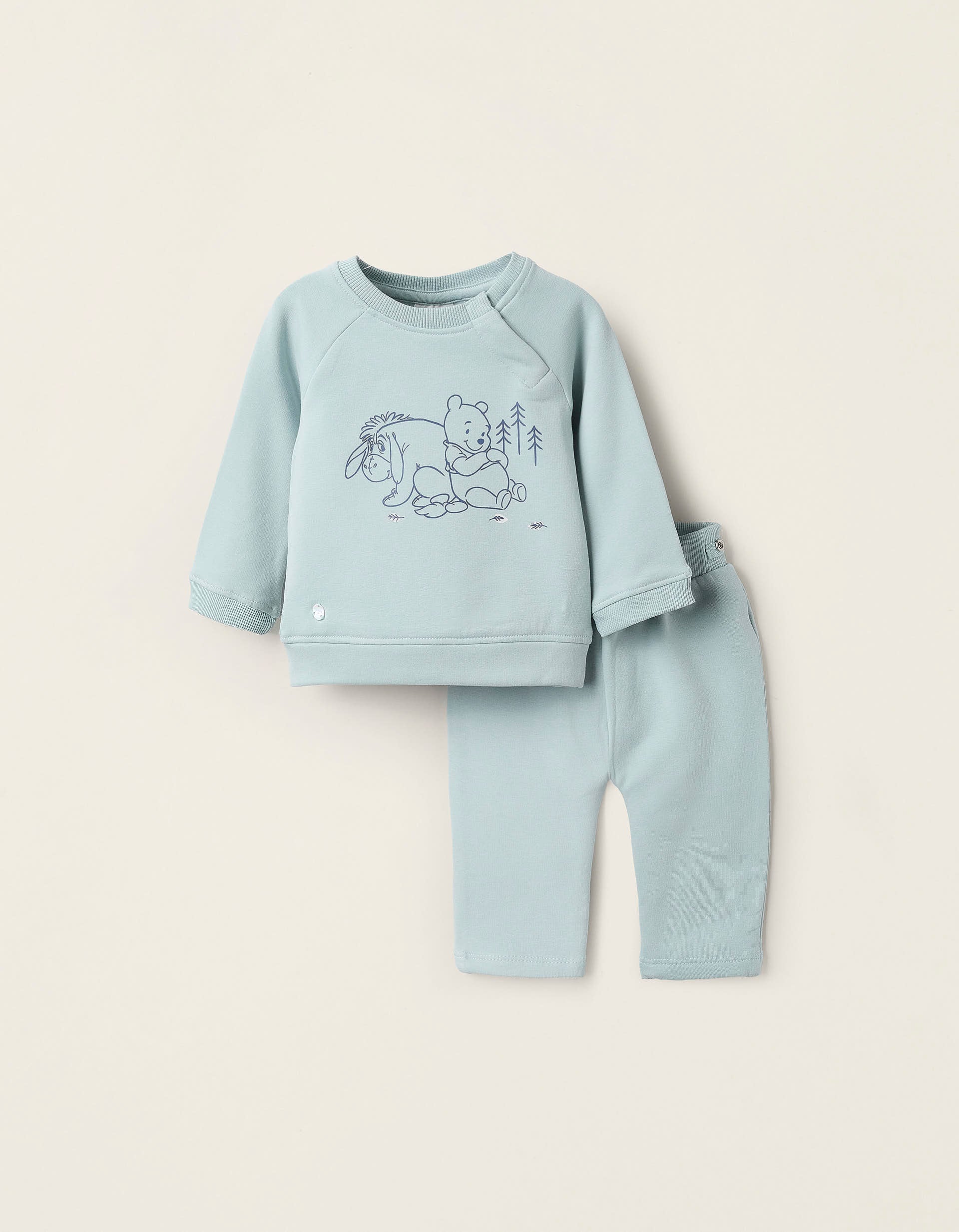 Sudadera + Pantalón Perchado para Recién Nacido 'Winnie The Pooh', Azul