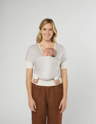 Ergobaby Aura Sustainable Mesh Babywearing Cloth - Grey