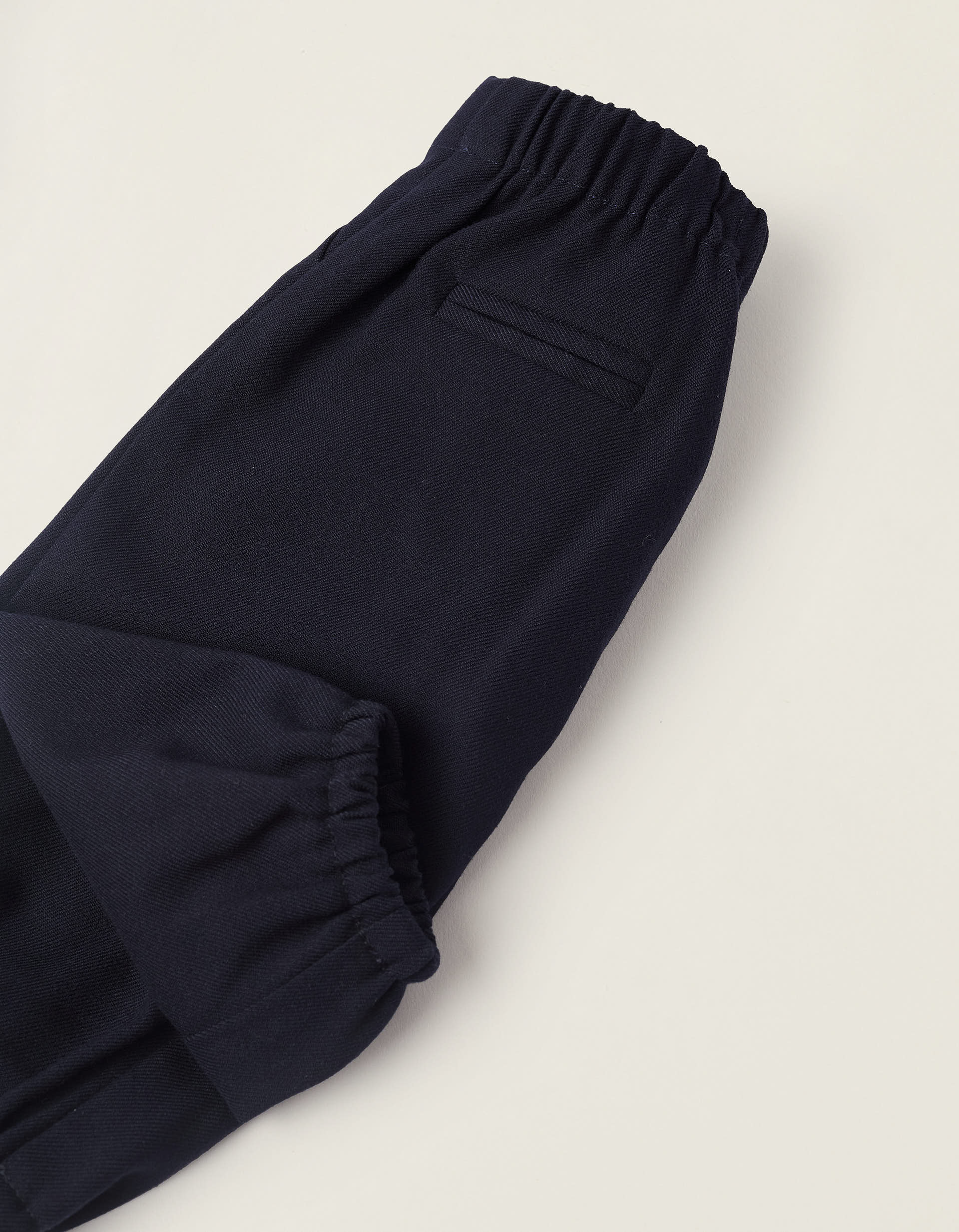 Pantalon avec Bretelles Amovibles pour Nouveau-né 'B&S', Bleu Foncé