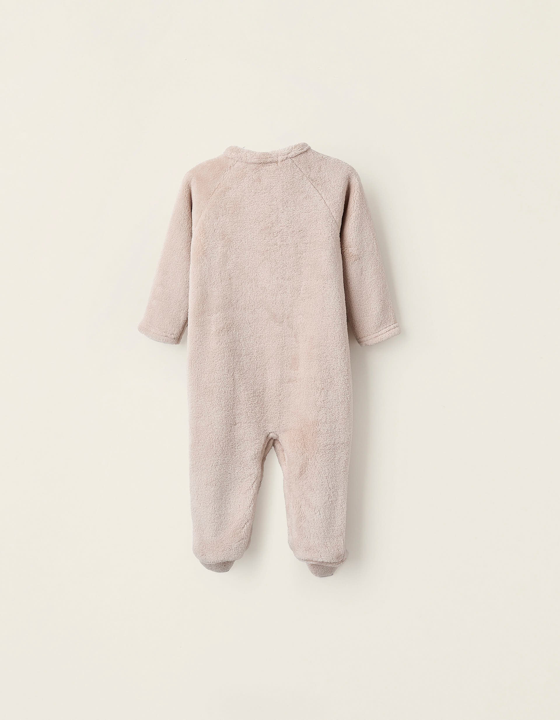 Babygrow em Peluche para Recém-Nascido 'Ursinho', Bege