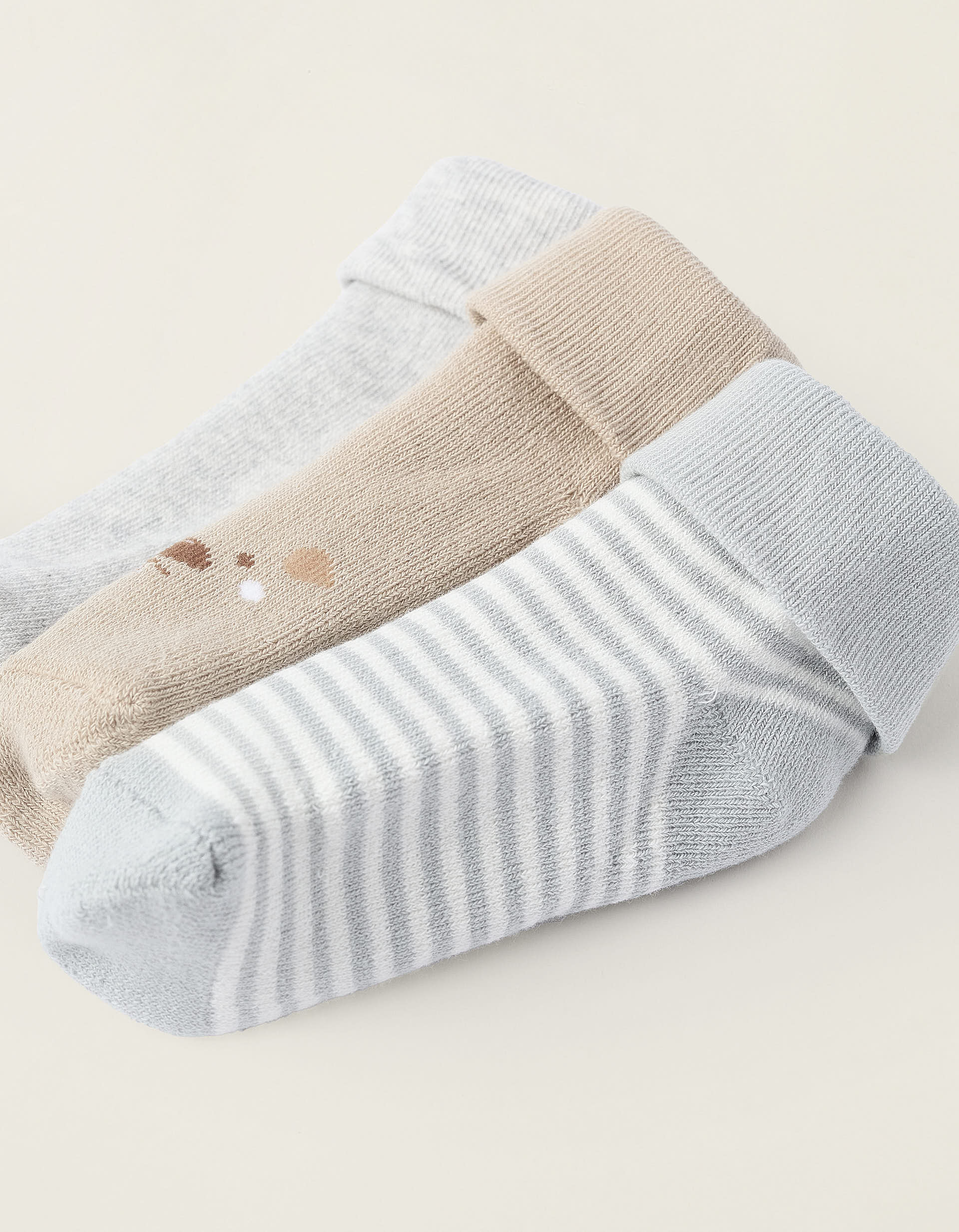 Pack of 3 Socks for Baby Boys 'Dots', Multicolour