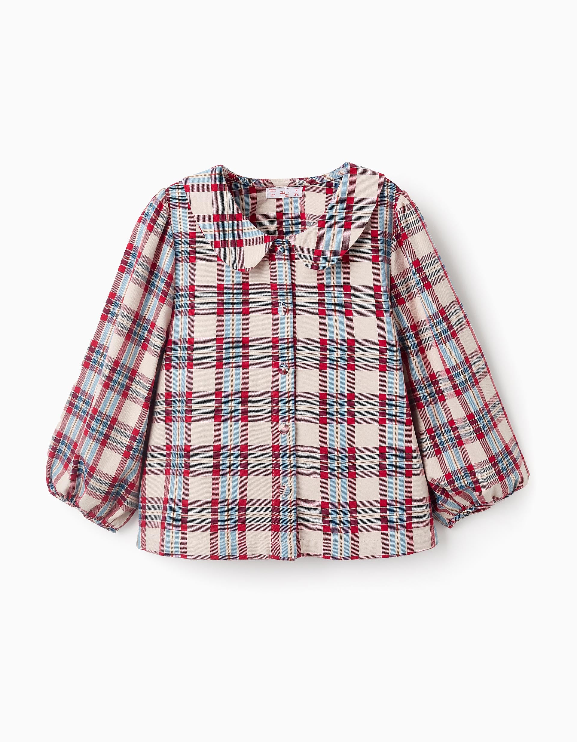 Shirt with Check Pattern for Women 'You&Me', Multicolour