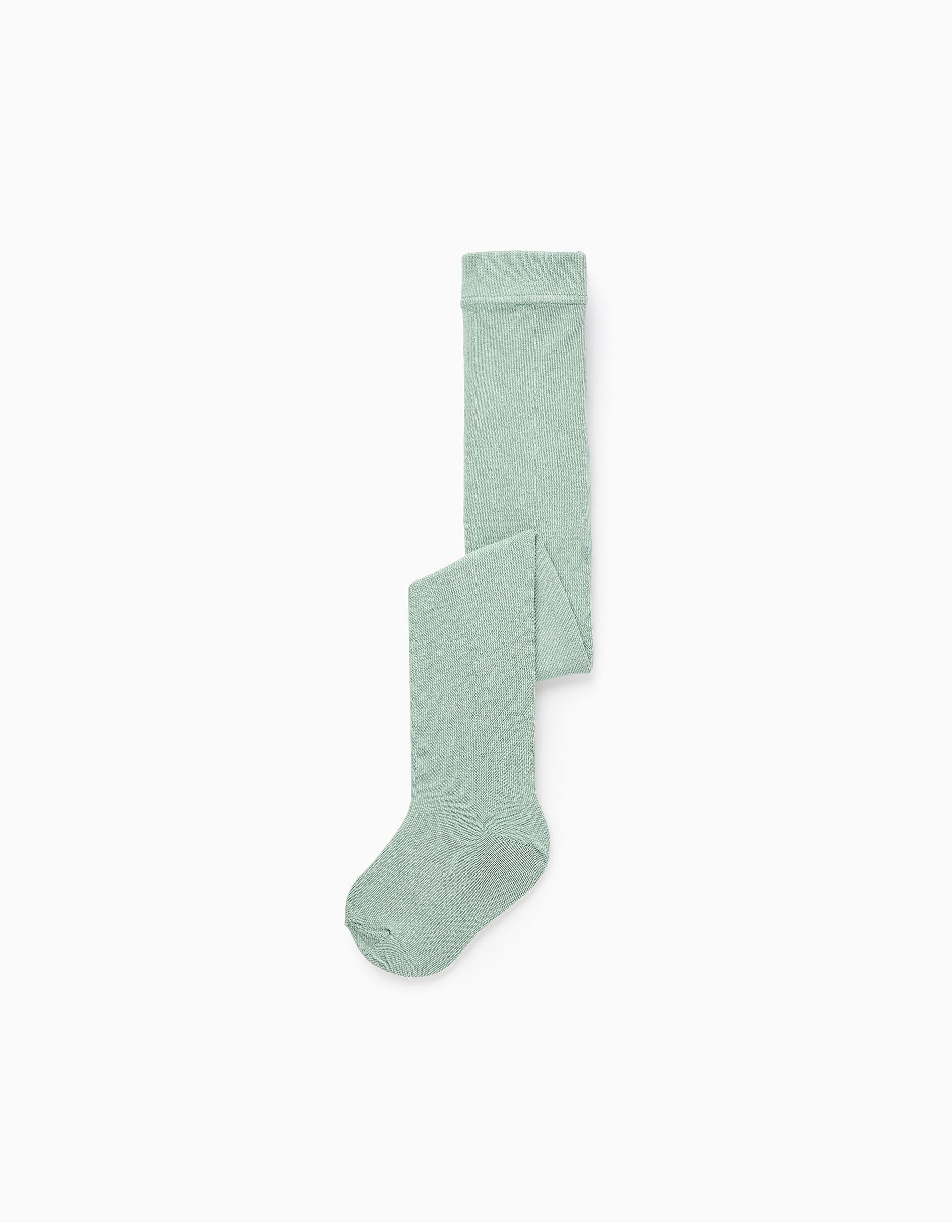 Collants Anti-Borboto para Bebé Menina, Verde Água