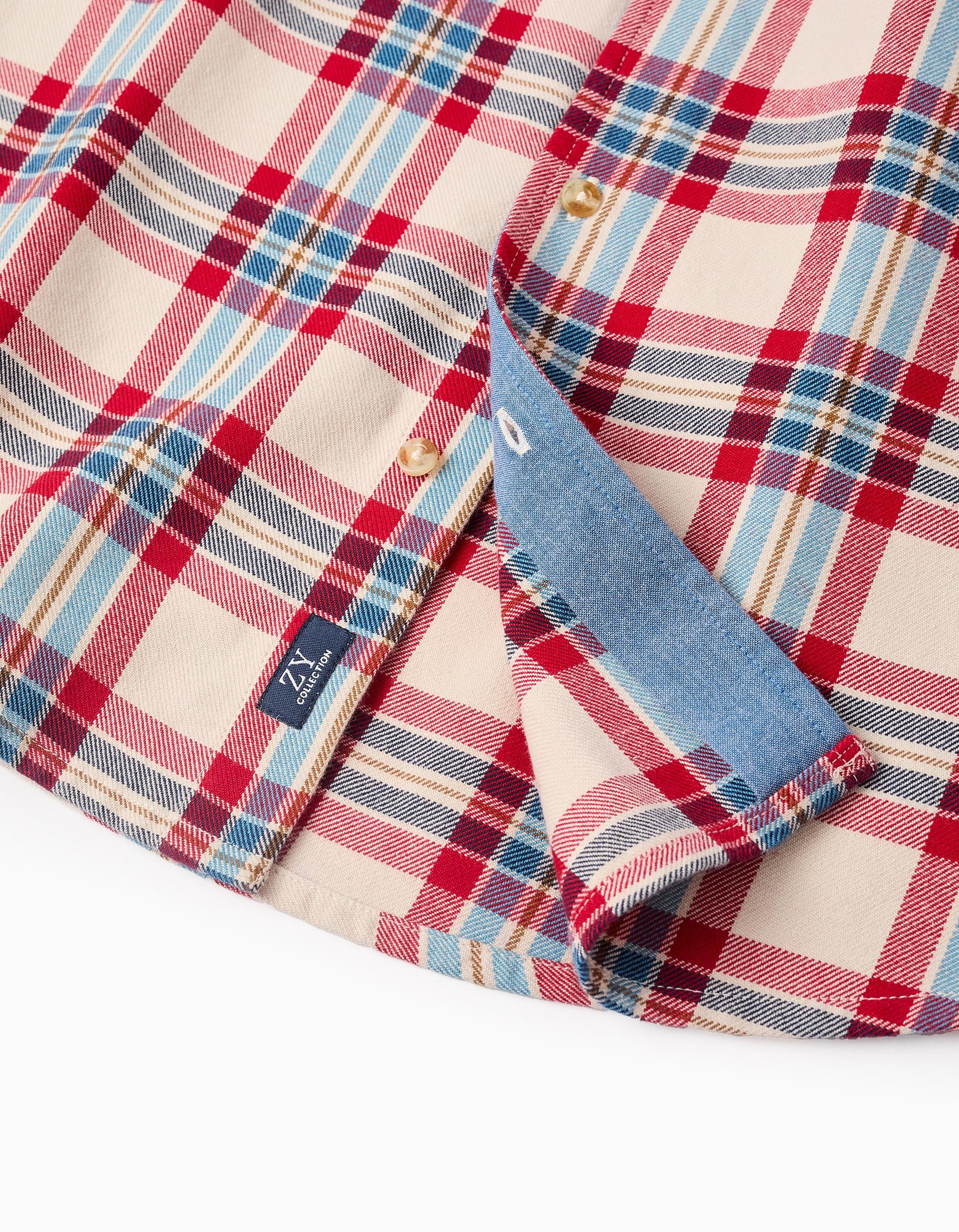 Shirt with Check Pattern for Men 'You&Me', Multicolour