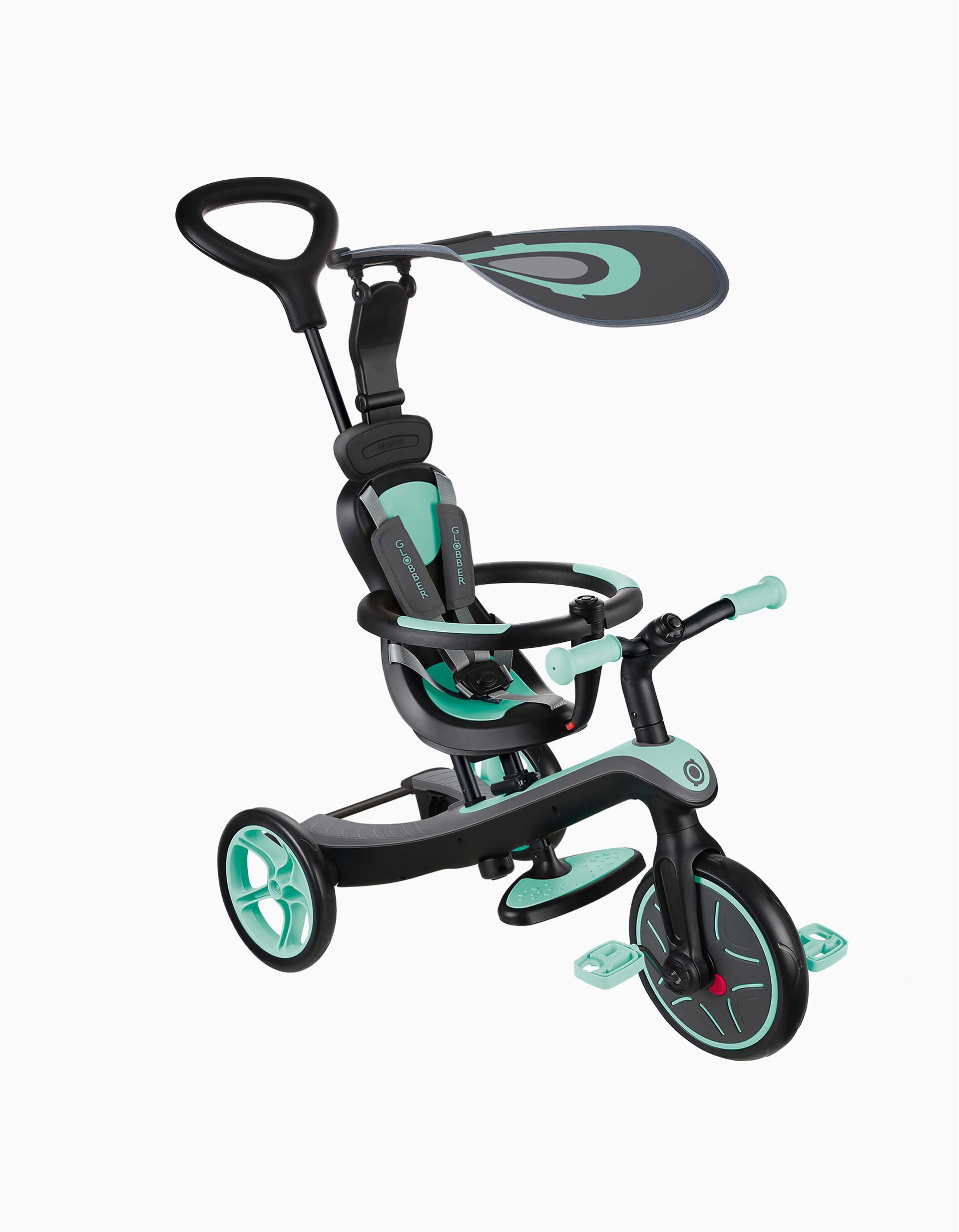 Globber Explore 4 In 1 Tricycle, Mint