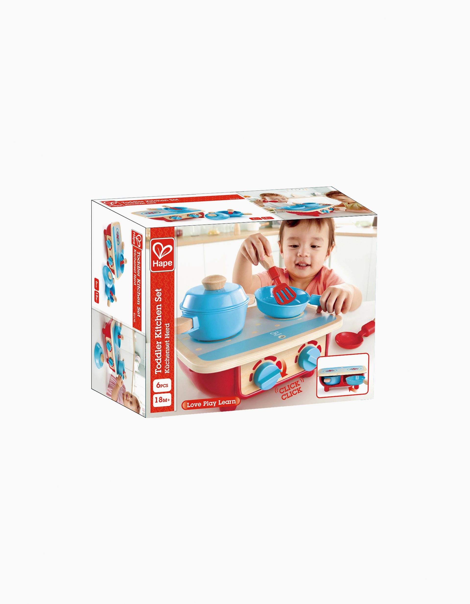 Hape Wooden Kitchen Set 6Pcs 18M+