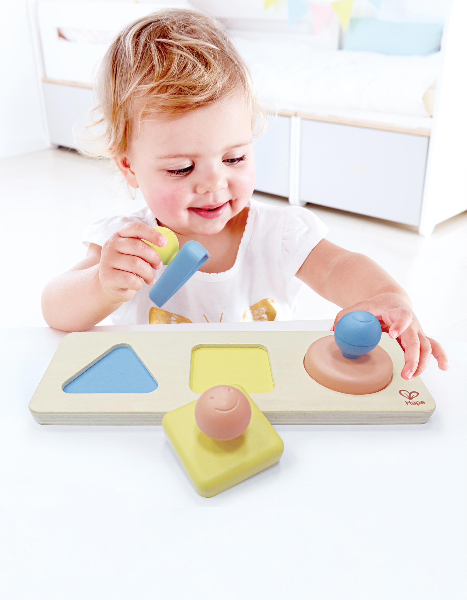 Puzzle Espelho De Madeira Montessori Hape 10M+