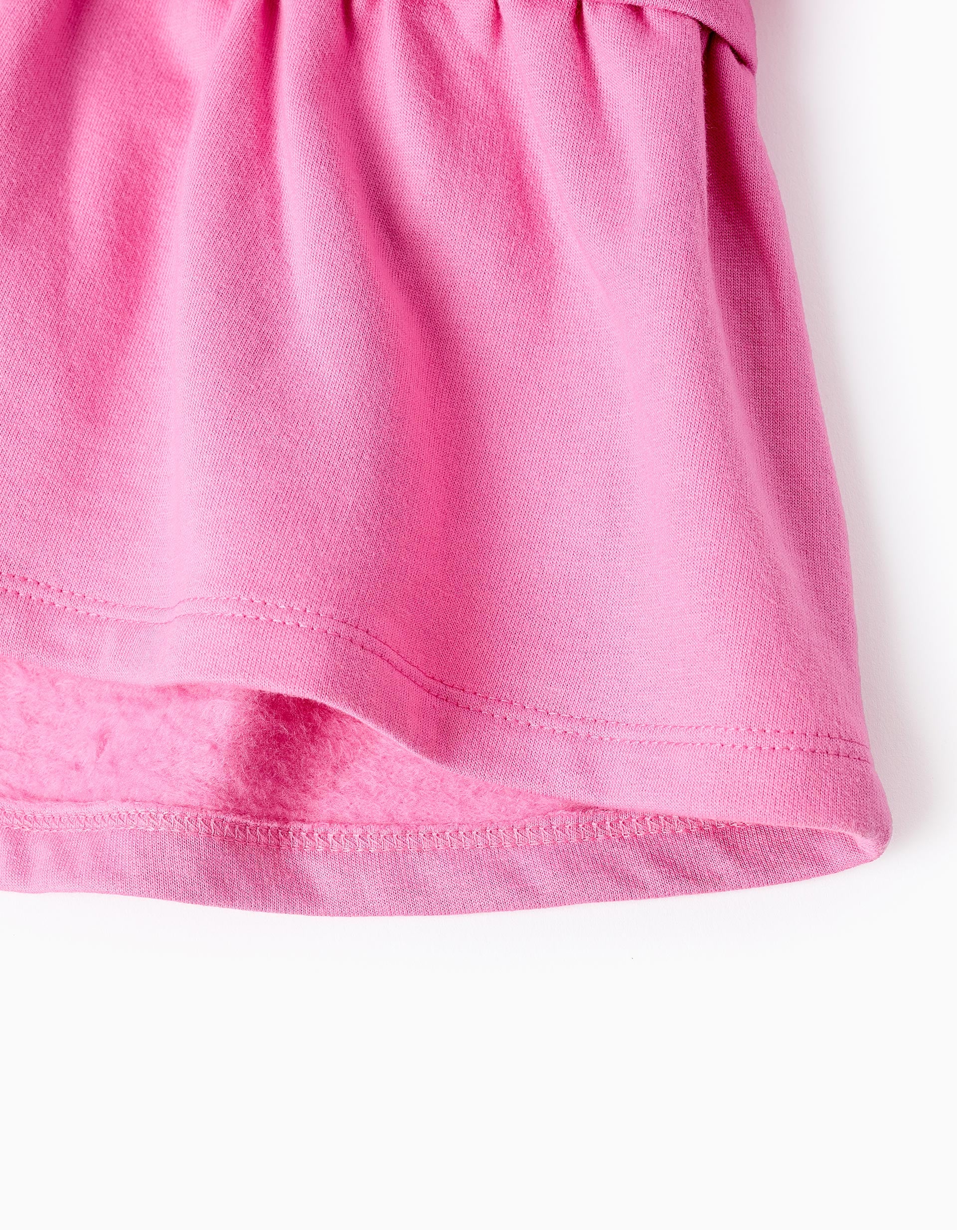 Robe-Sweat en Coton pour Bébé Fille 'Snoopy & Woodstock', Rose