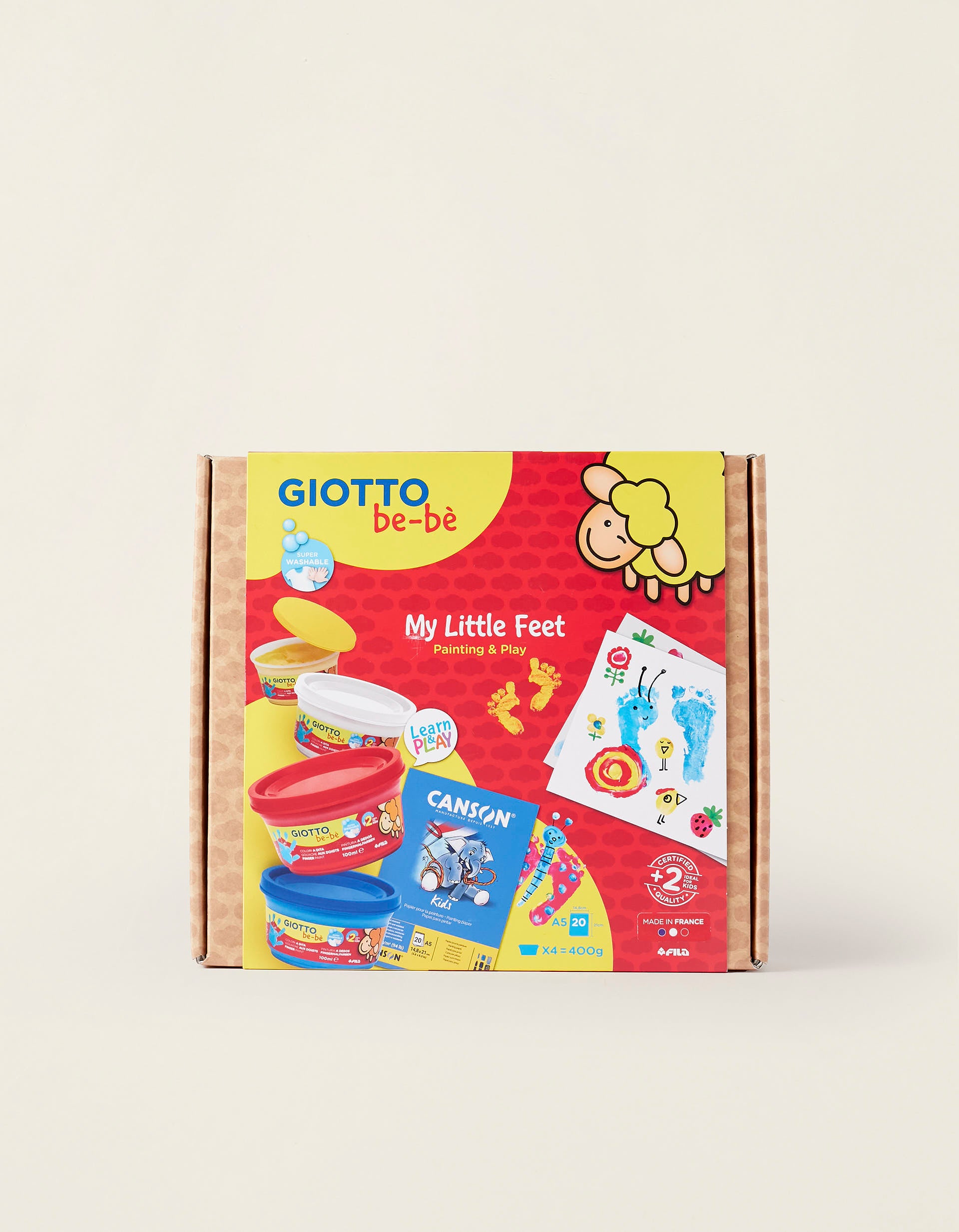 Conjunto Criativo Giotto Be-Bè 'My Little Feet' 3A+