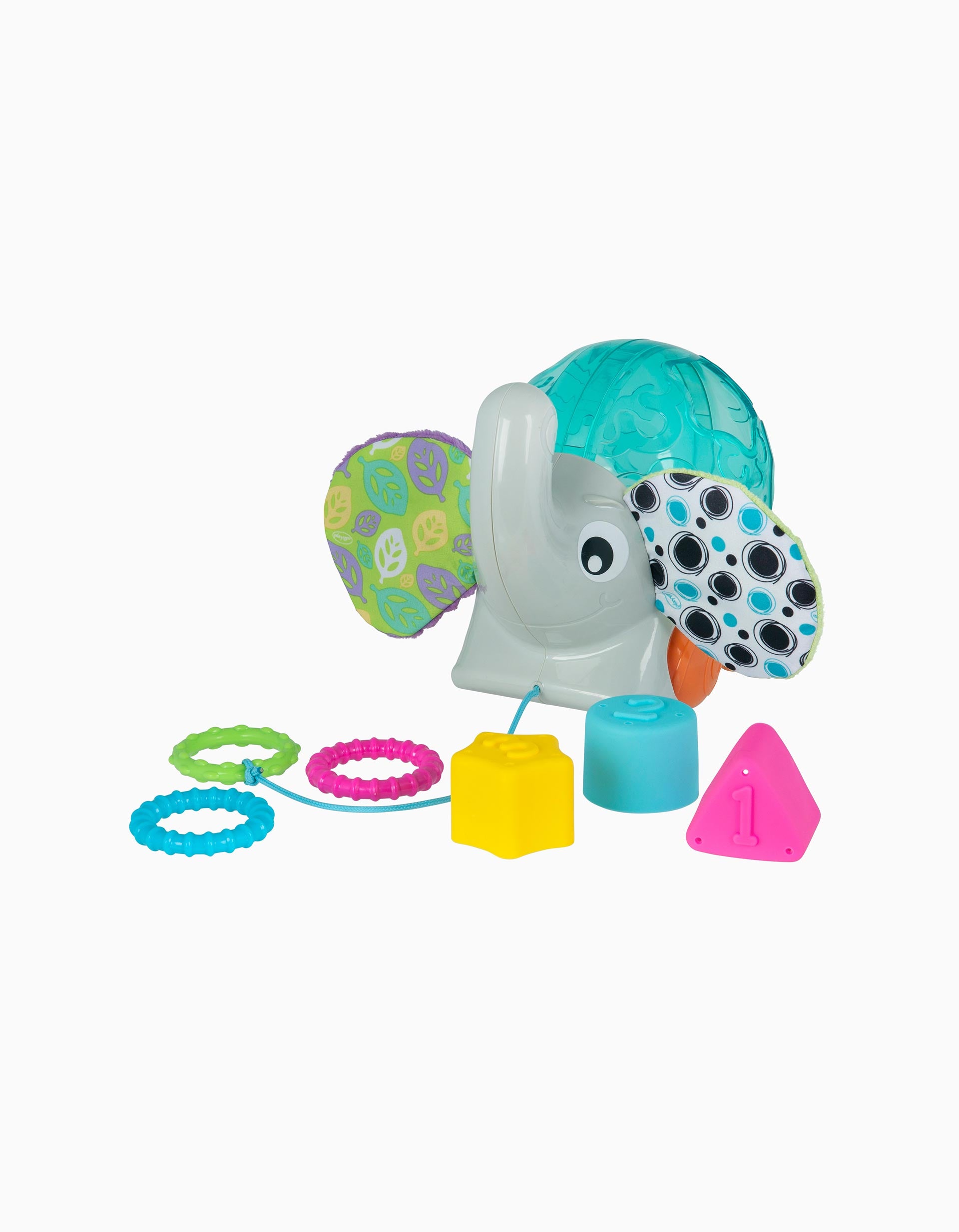 Classificador De Formas De Puxar Elephant Playgro 12M+