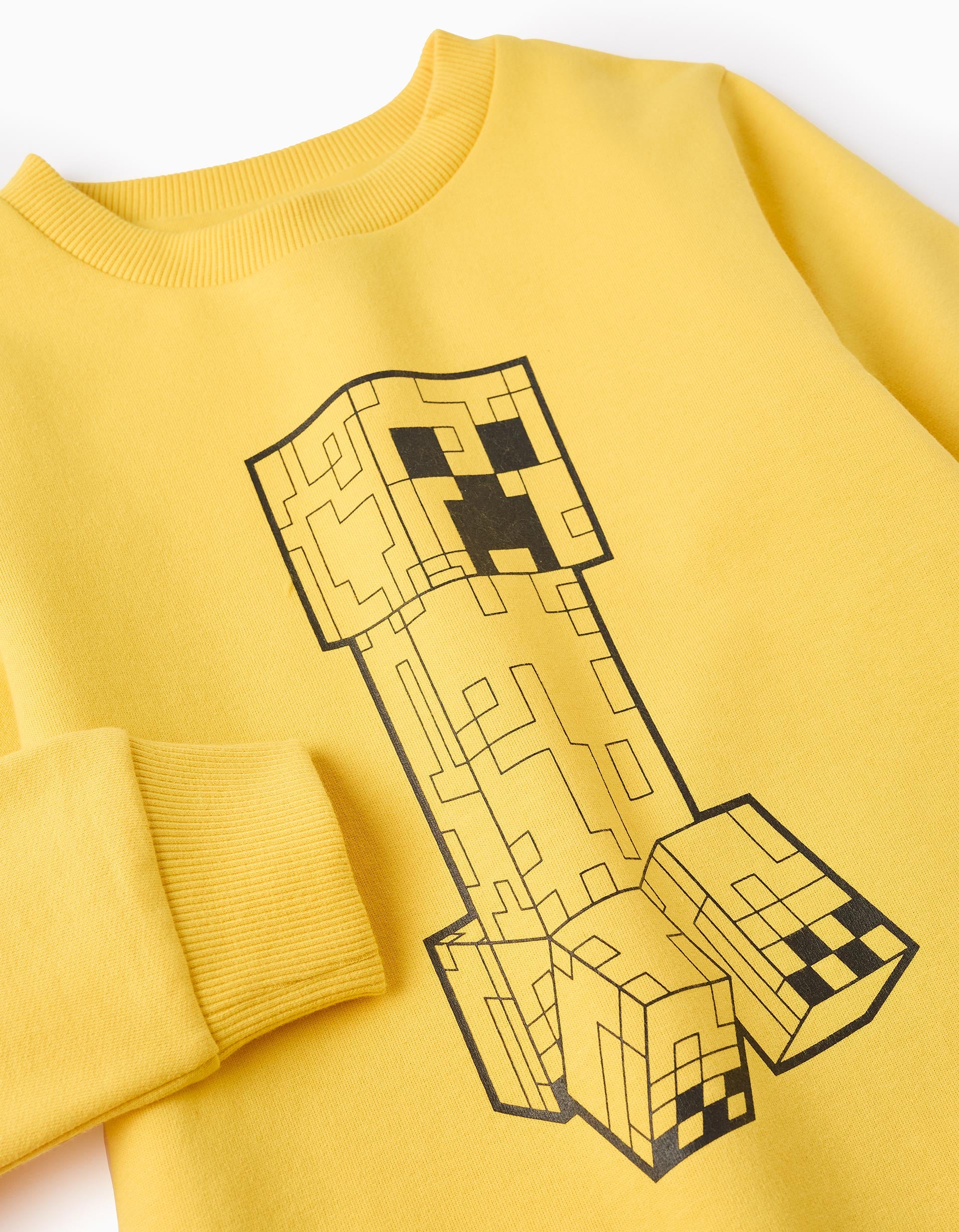 Sweat Cardada para Menino 'Minecraft', Amarelo