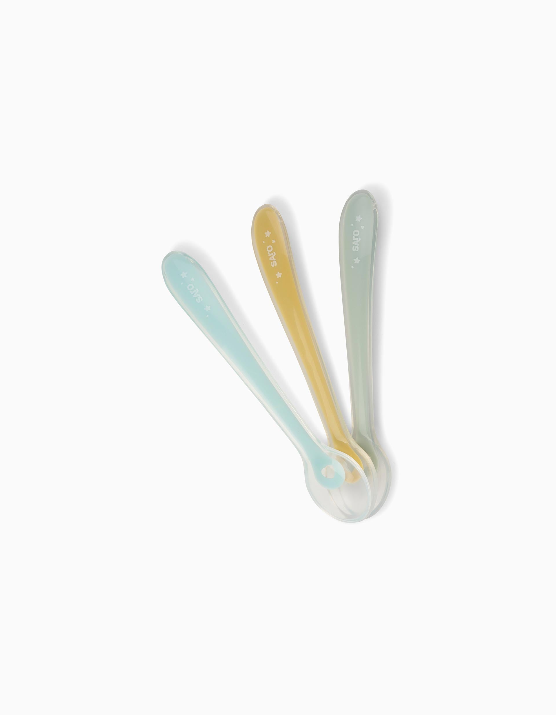 P3 Silicone Spoons Saro 4M+, Blue