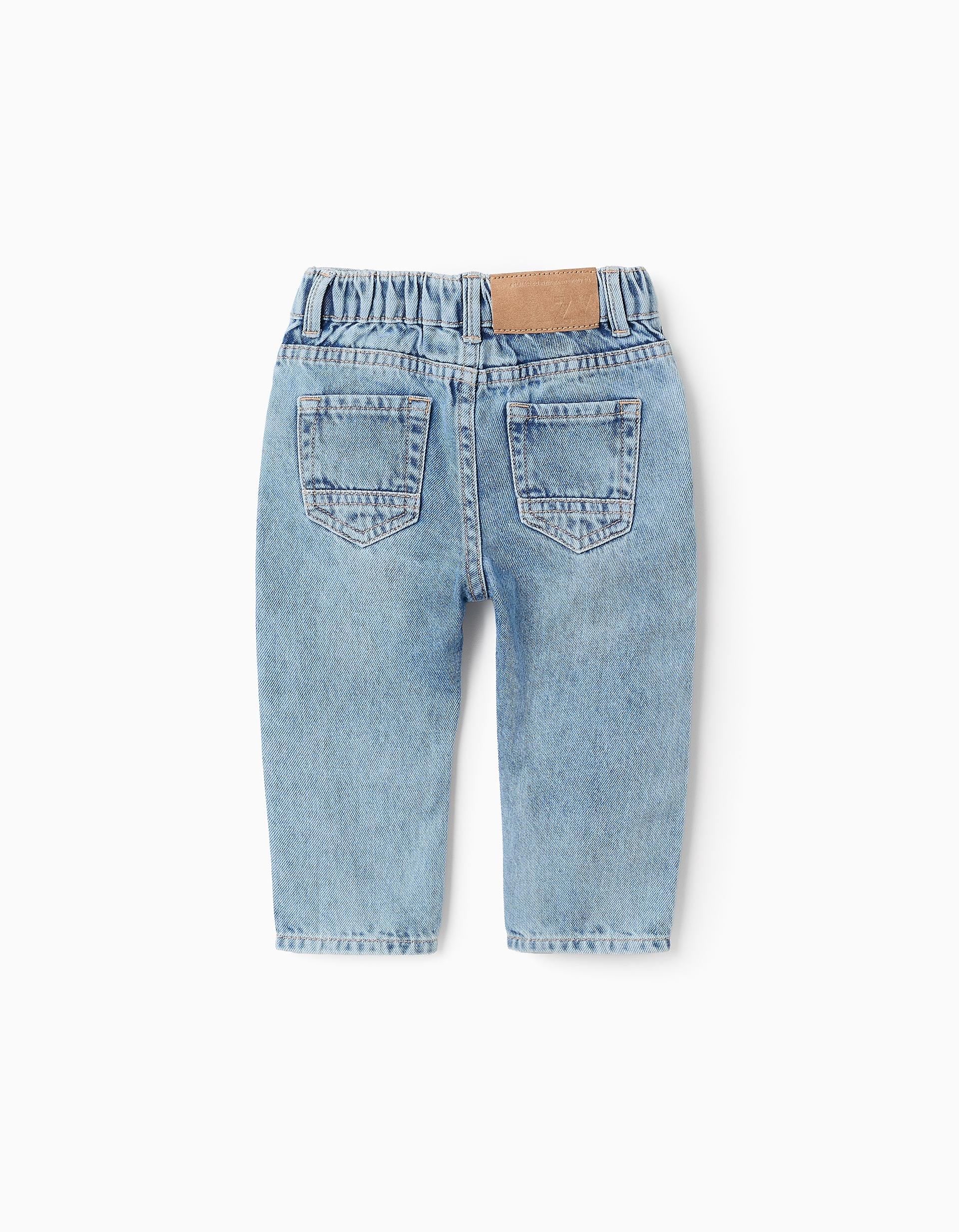 Jean en Coton pour Bébé Garçon 'Baggy', Bleu