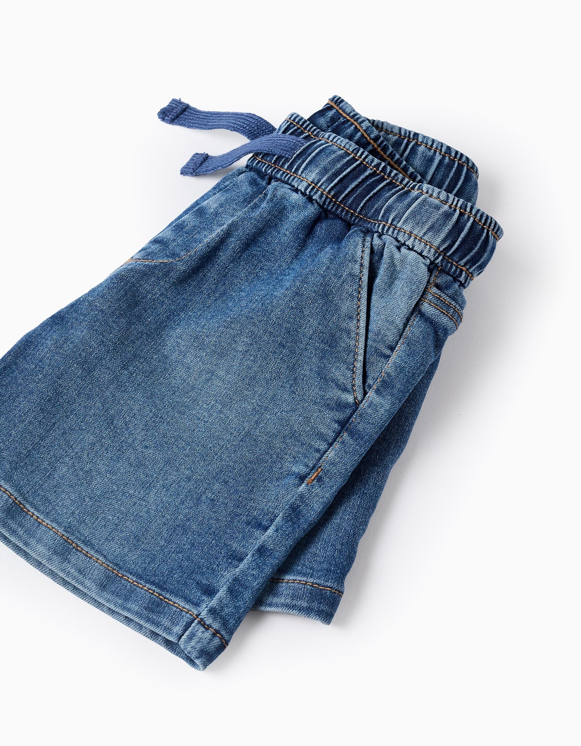 Short en Jean avec Cordon 'Comfort Denim' pour Bébé Garçon, Bleu