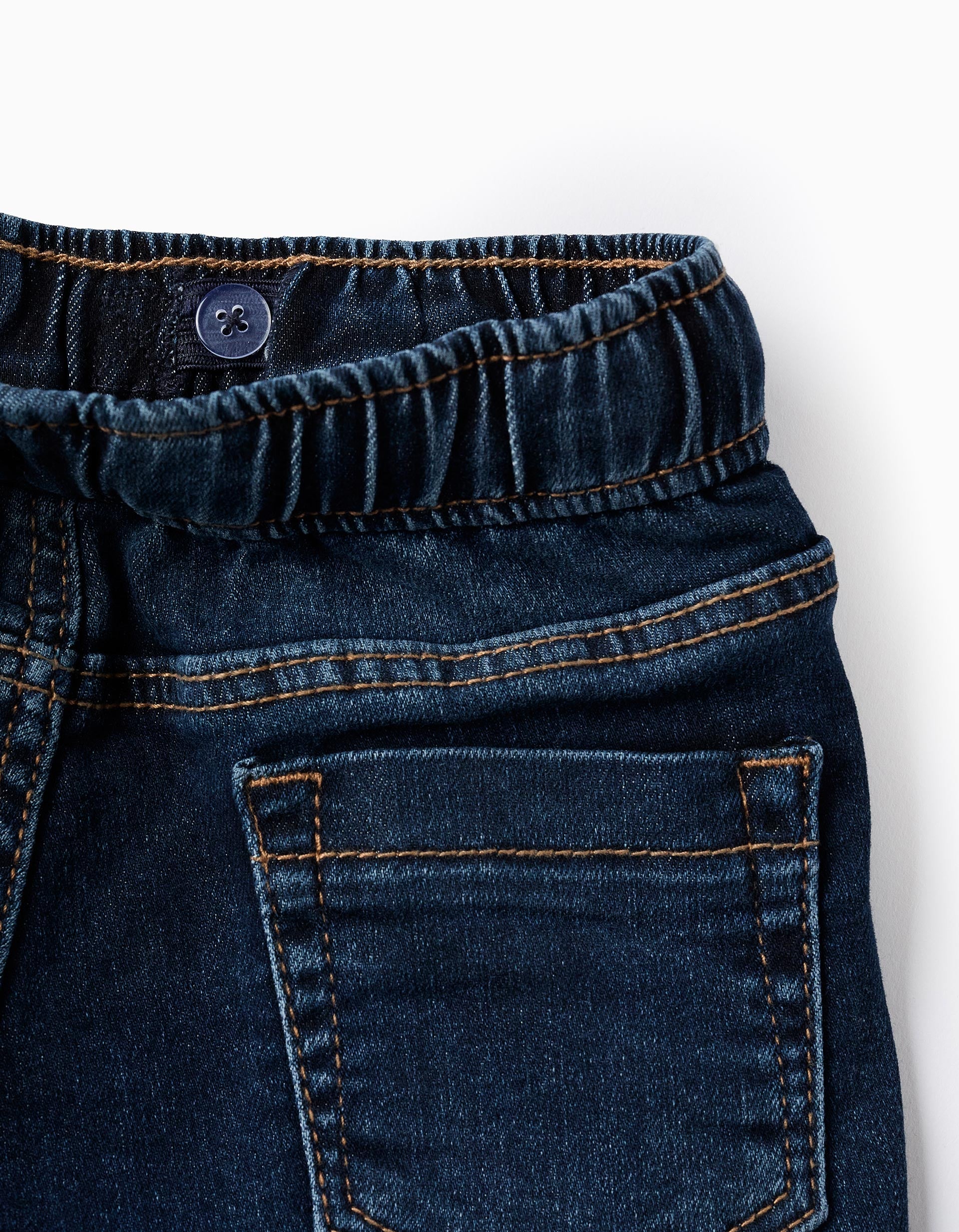 Short en Jean avec Cordon 'Comfort Denim' pour Bébé Garçon, Bleu Foncé