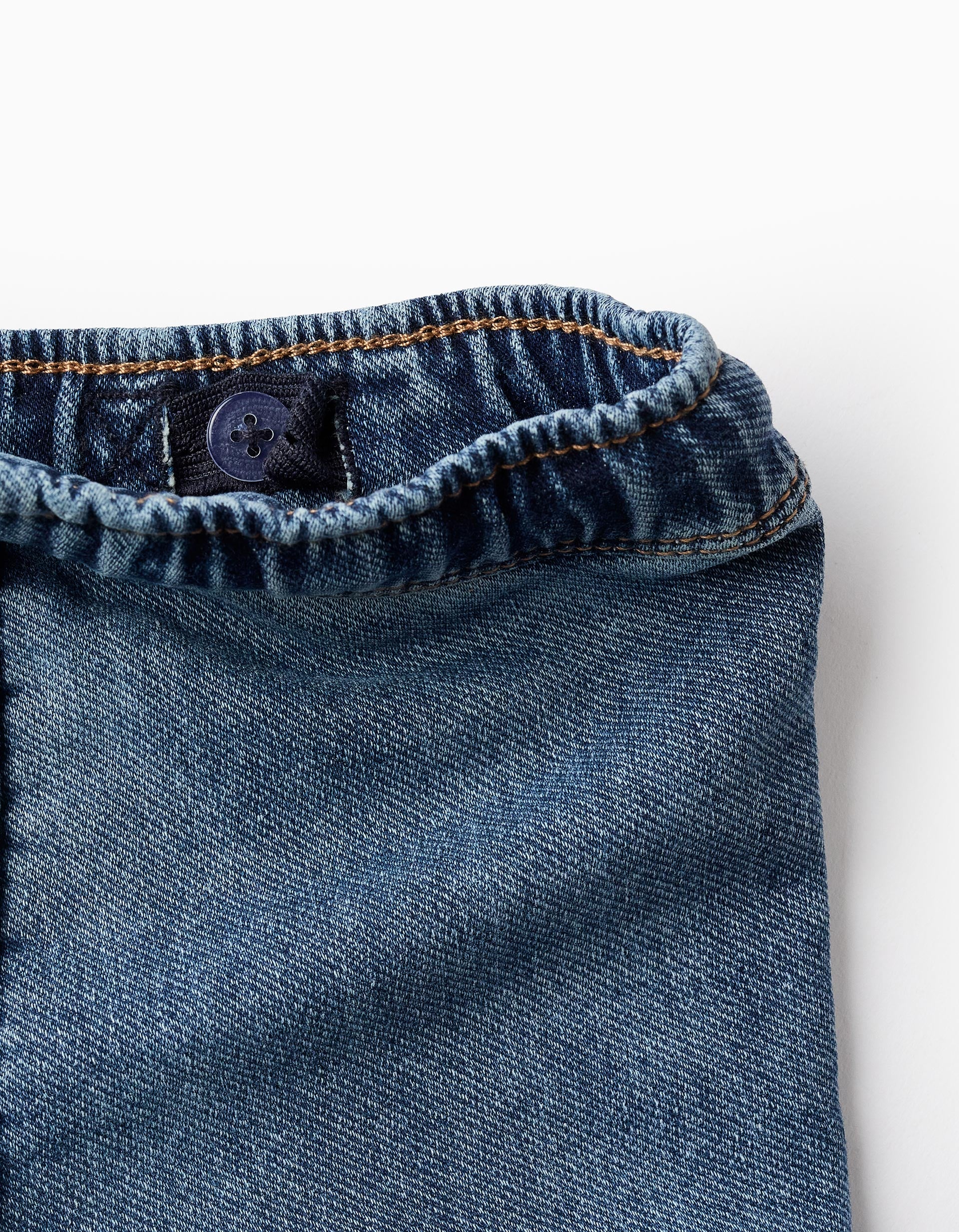 Pantalon en Jean Cargo pour Bébé Garçon, Bleu