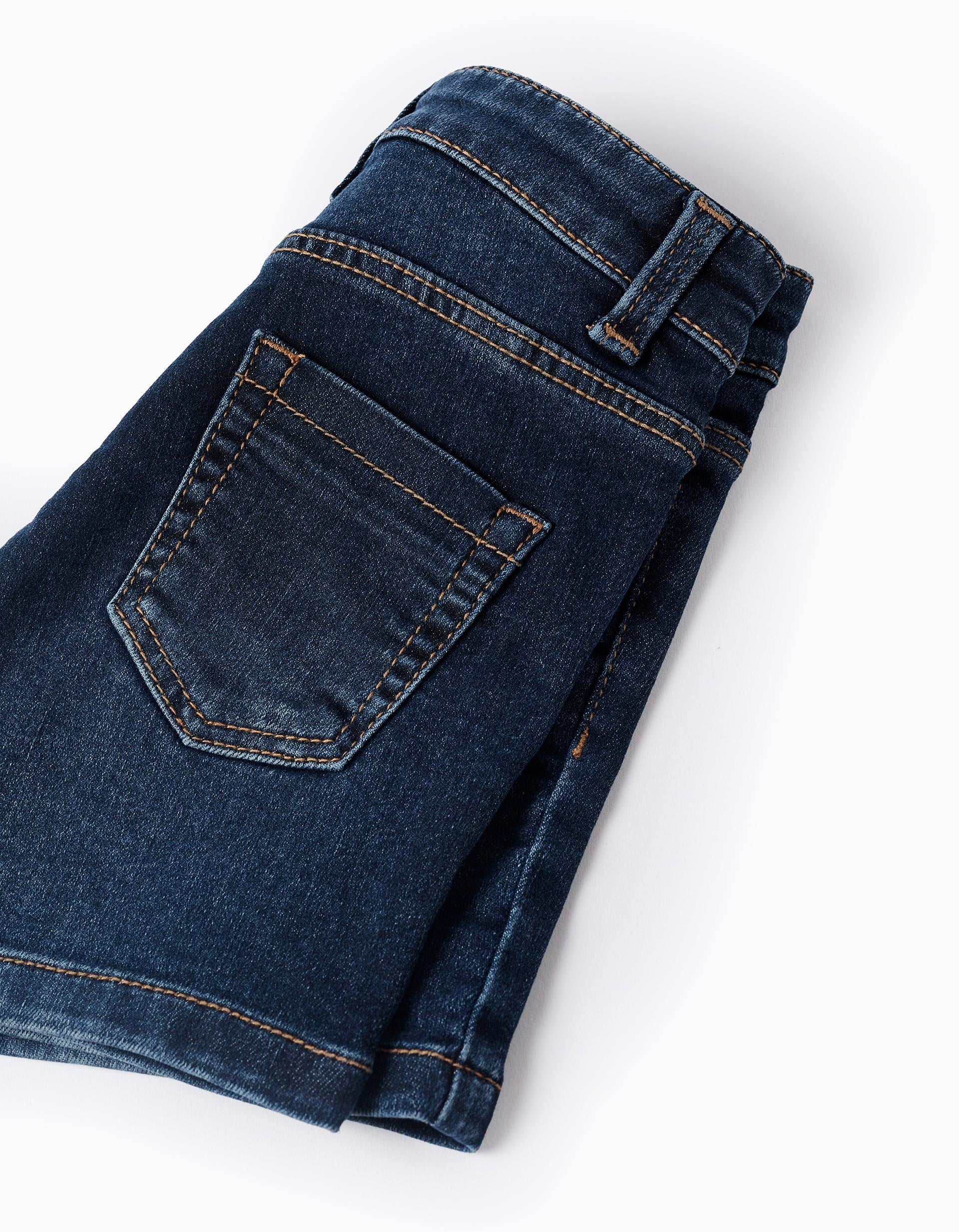 Short en Jean 'Comfort Denim' pour Bébé Garçon, Bleu Foncé