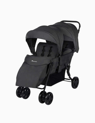 Bebe Confort Teamy Twin Pushchair, Mineral Graphite