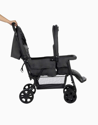 Bebe Confort Teamy Twin Pushchair, Mineral Graphite