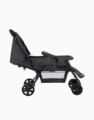 Bebe Confort Teamy Twin Pushchair, Mineral Graphite