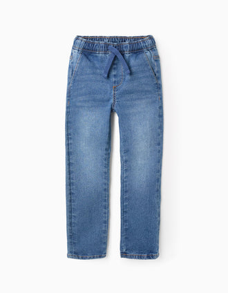 Calças de Ganga Joggers para Menino 'Slim Fit', Azul