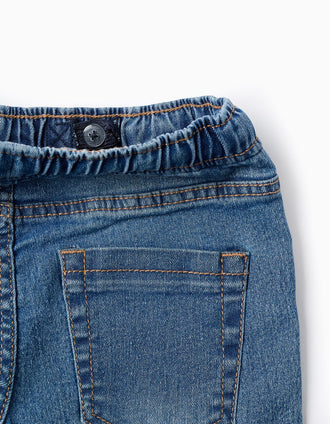 Calças de Ganga Joggers para Menino 'Slim Fit', Azul