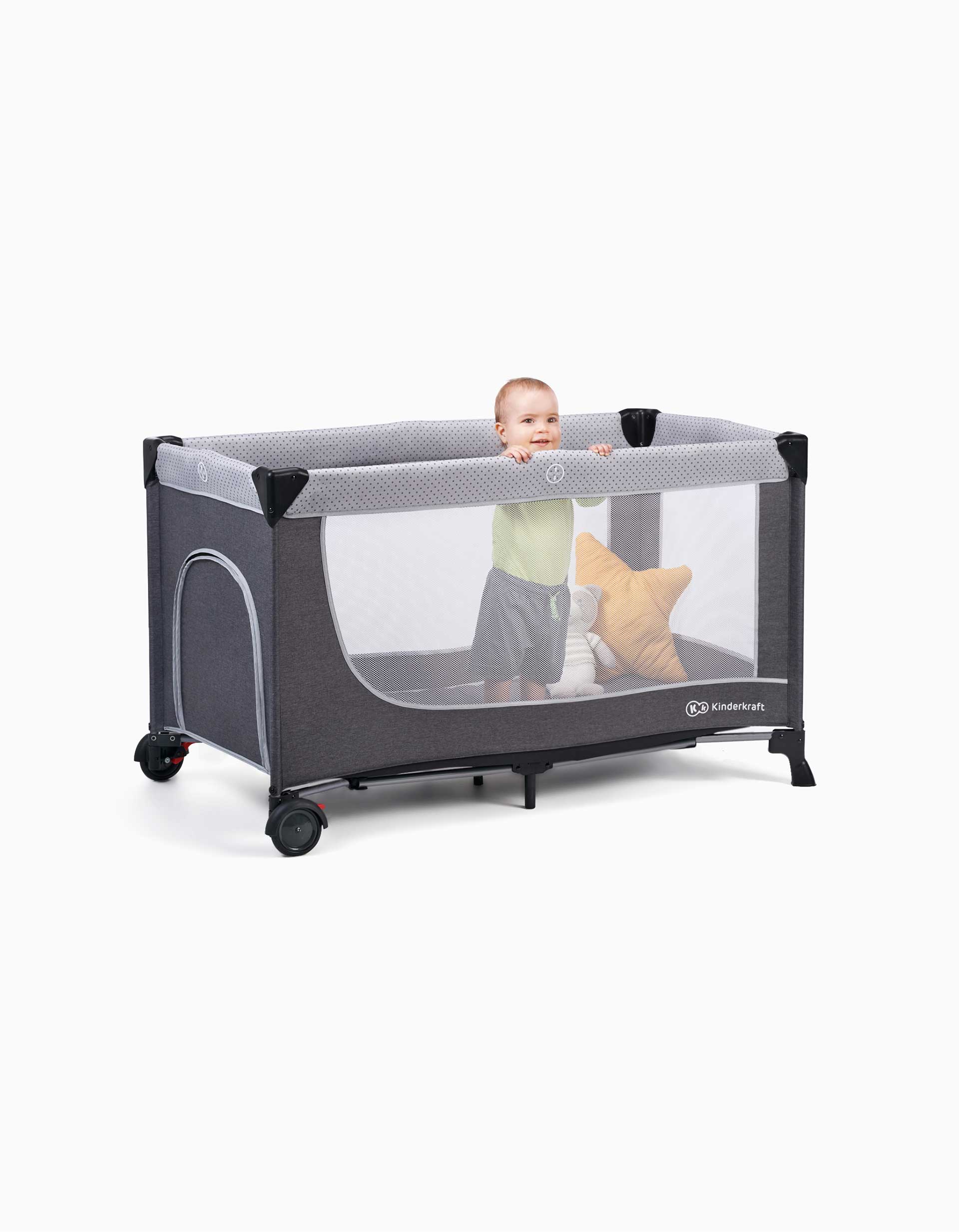 Cama De Viagem Kinderkraft Leody, Grey