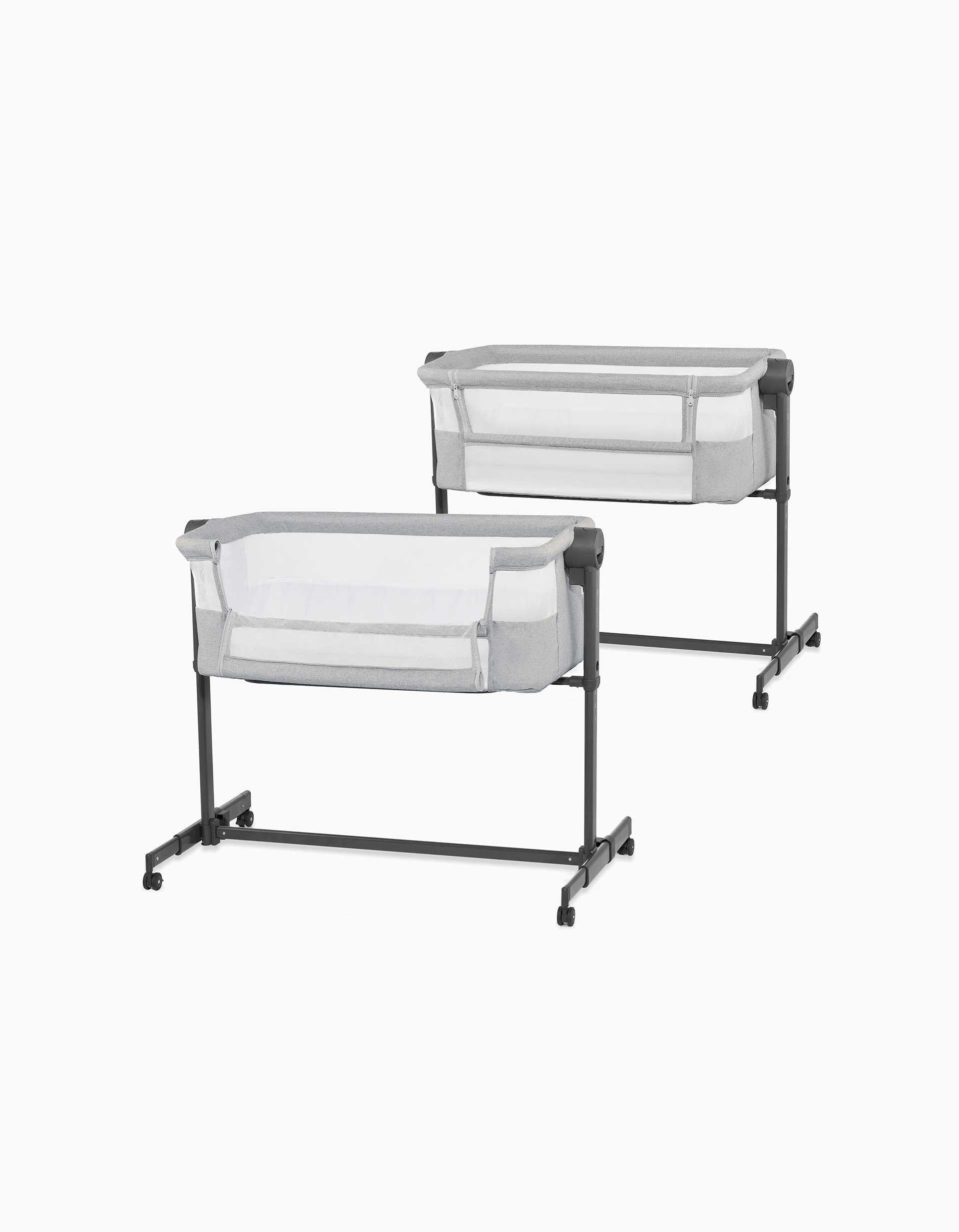 Neste Up 2 Kinderkraft cot, Light Grey