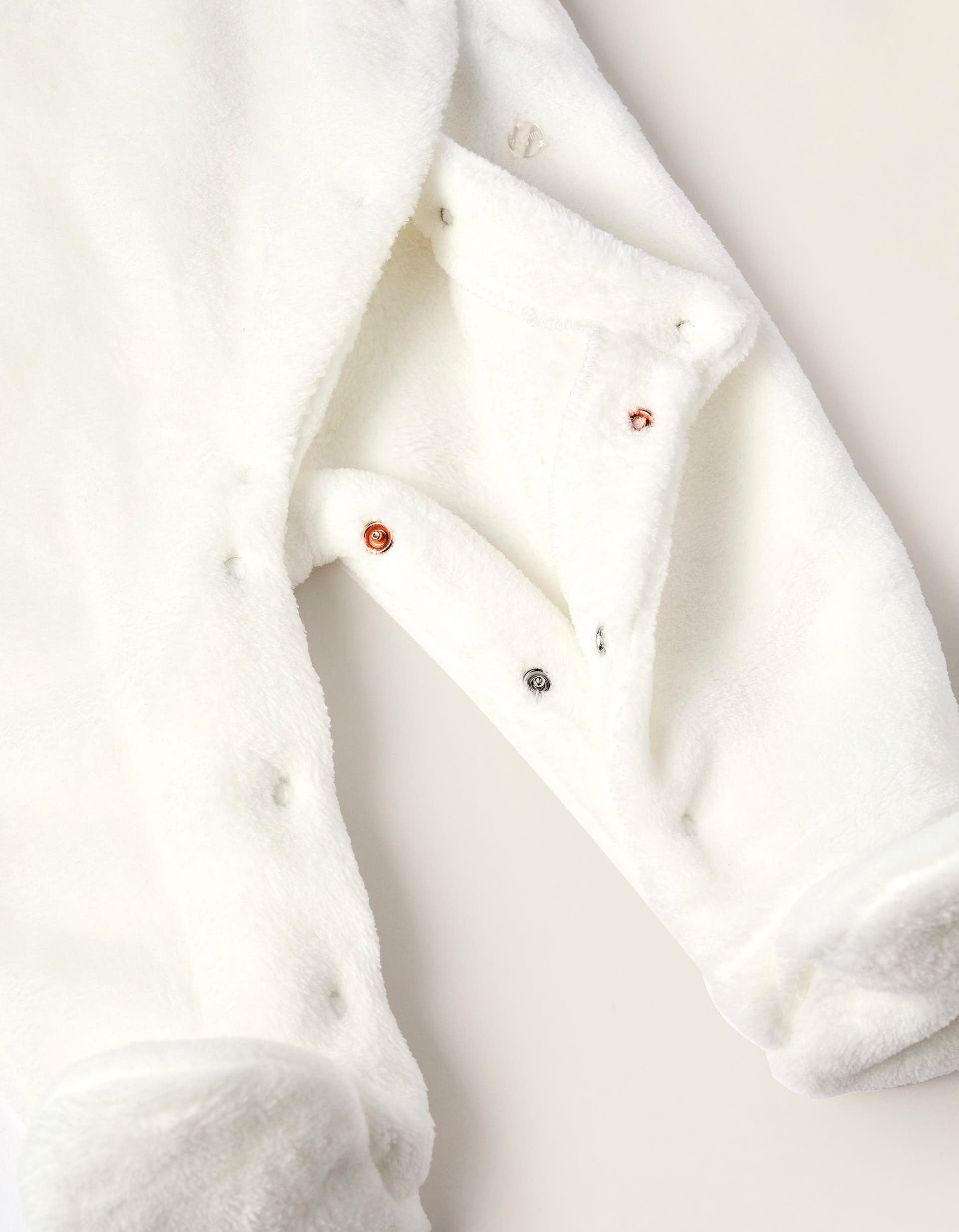 Babygrow de Peluche para Recém-Nascido 'Ovelha', Branco