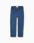 Jean Flexible Pour Fille 'Skinny', Bleu