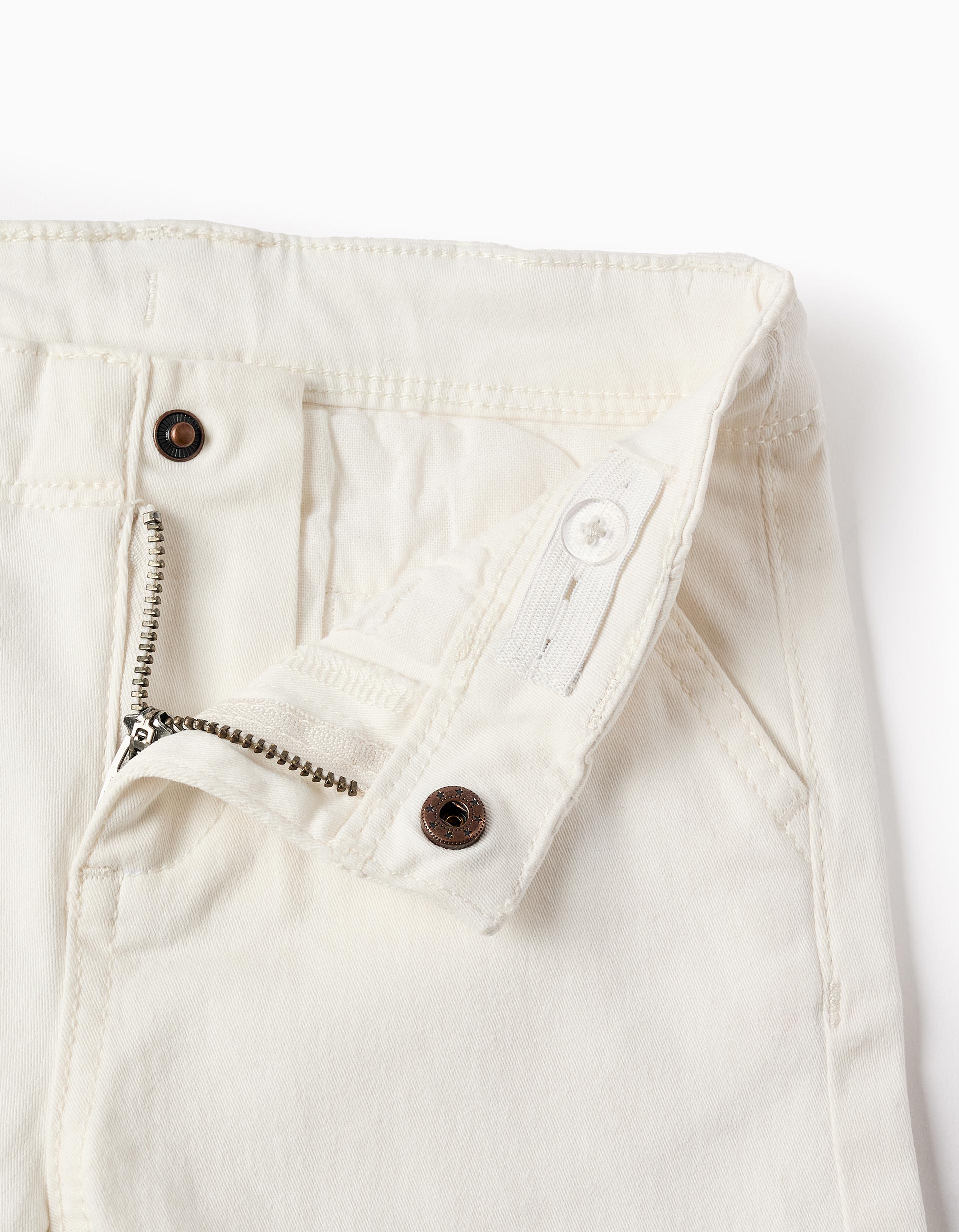 Chino Twill Shorts for Boys 'Midi', Beige