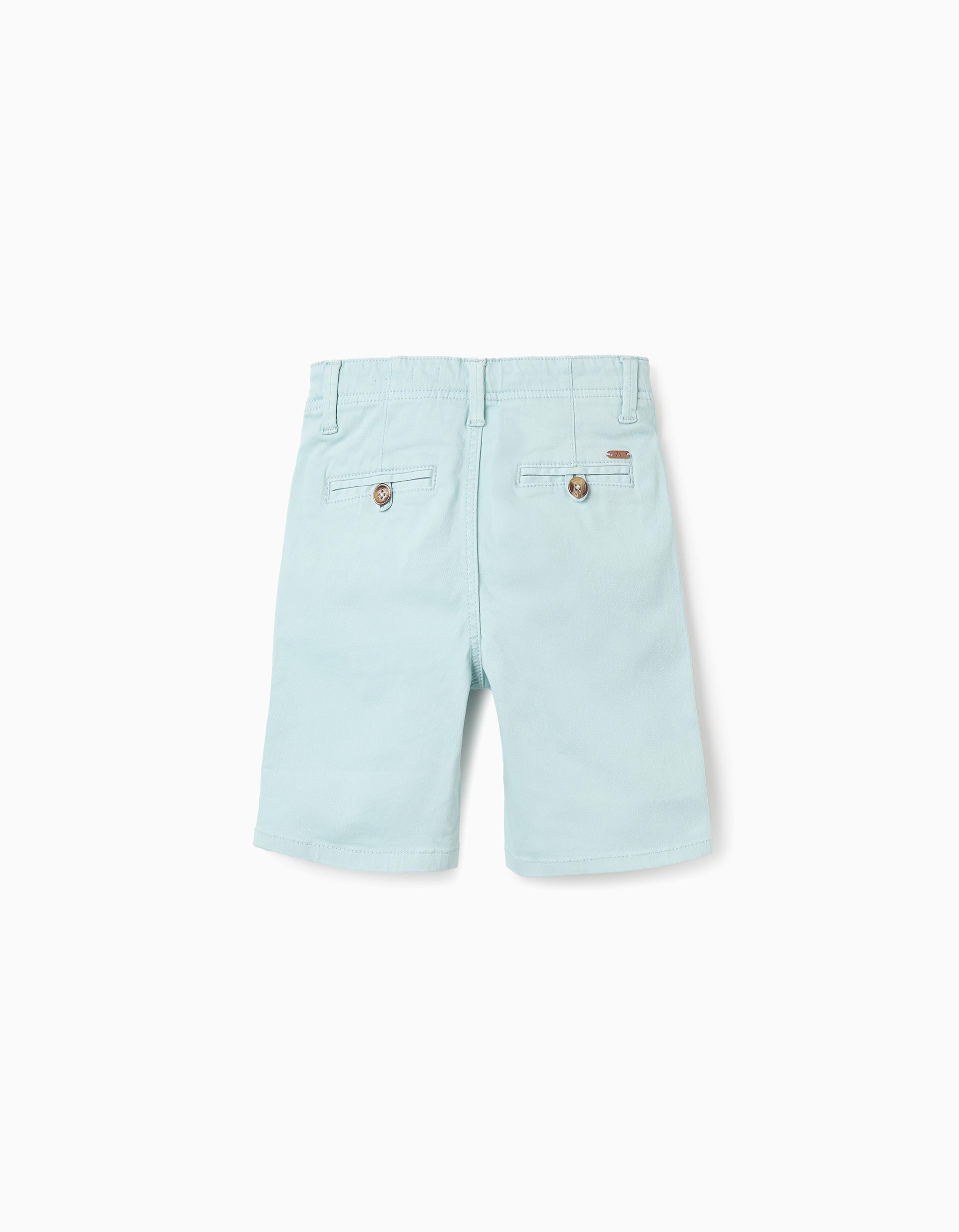 Chino Twill Shorts for Boys 'Midi', Light Blue