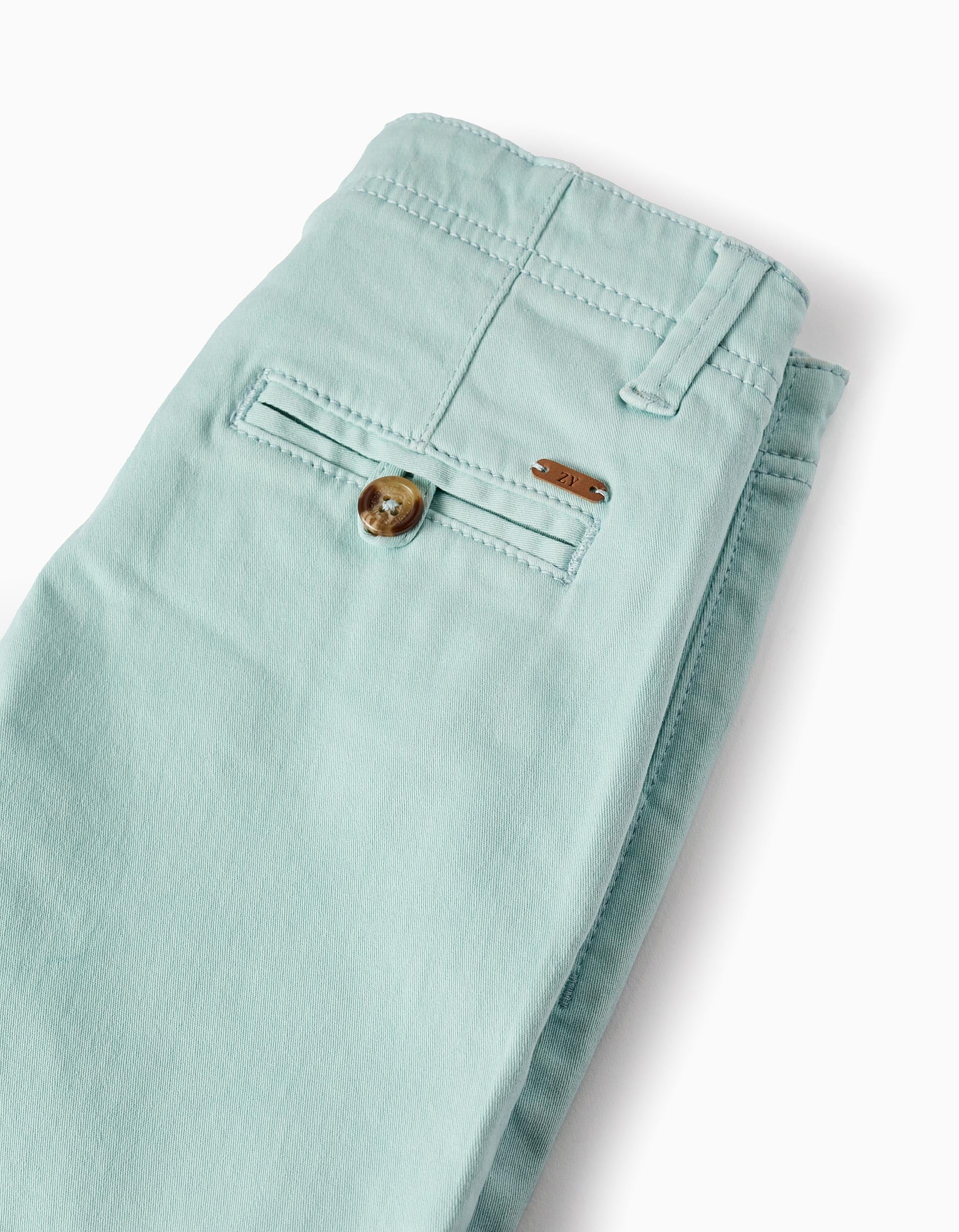 Chino Twill Shorts for Boys 'Midi', Light Blue